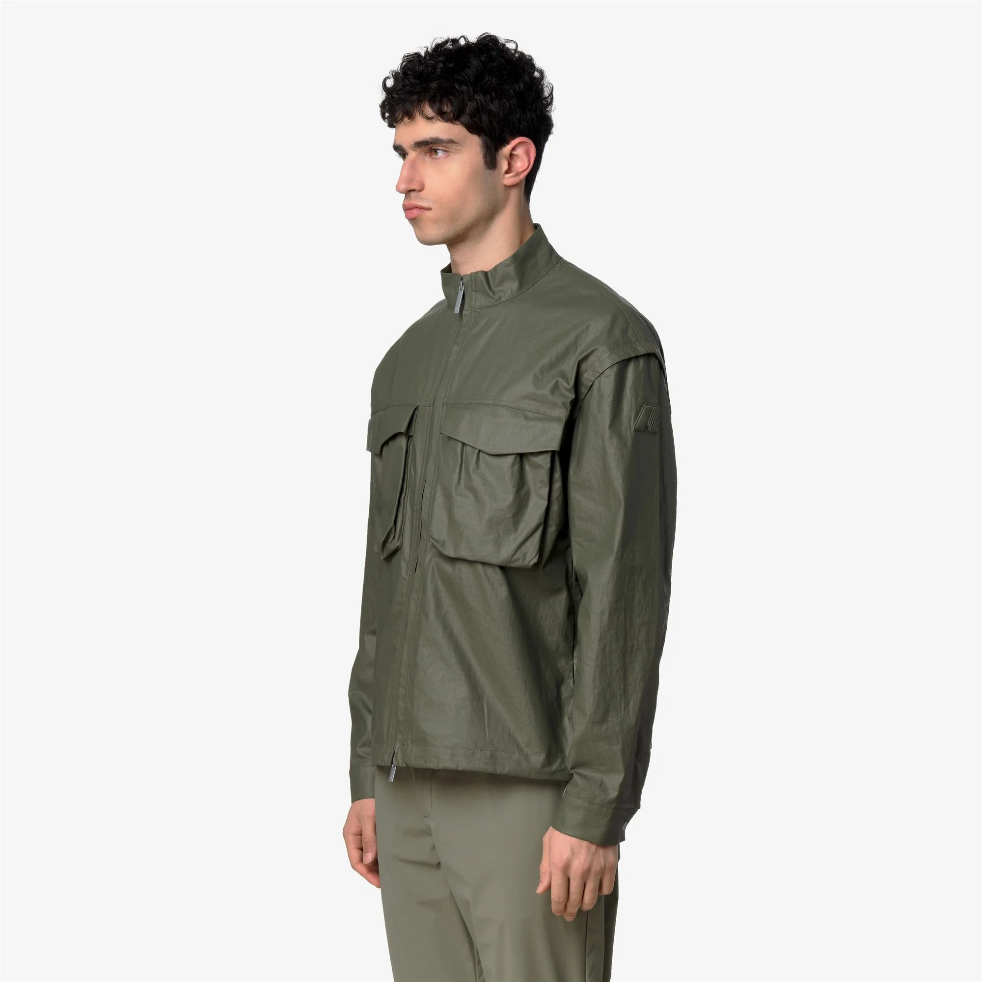 ORIAN NATURAL BLEND - Jackets - Short - Man - GREEN LICHEN COMBO - Image 5