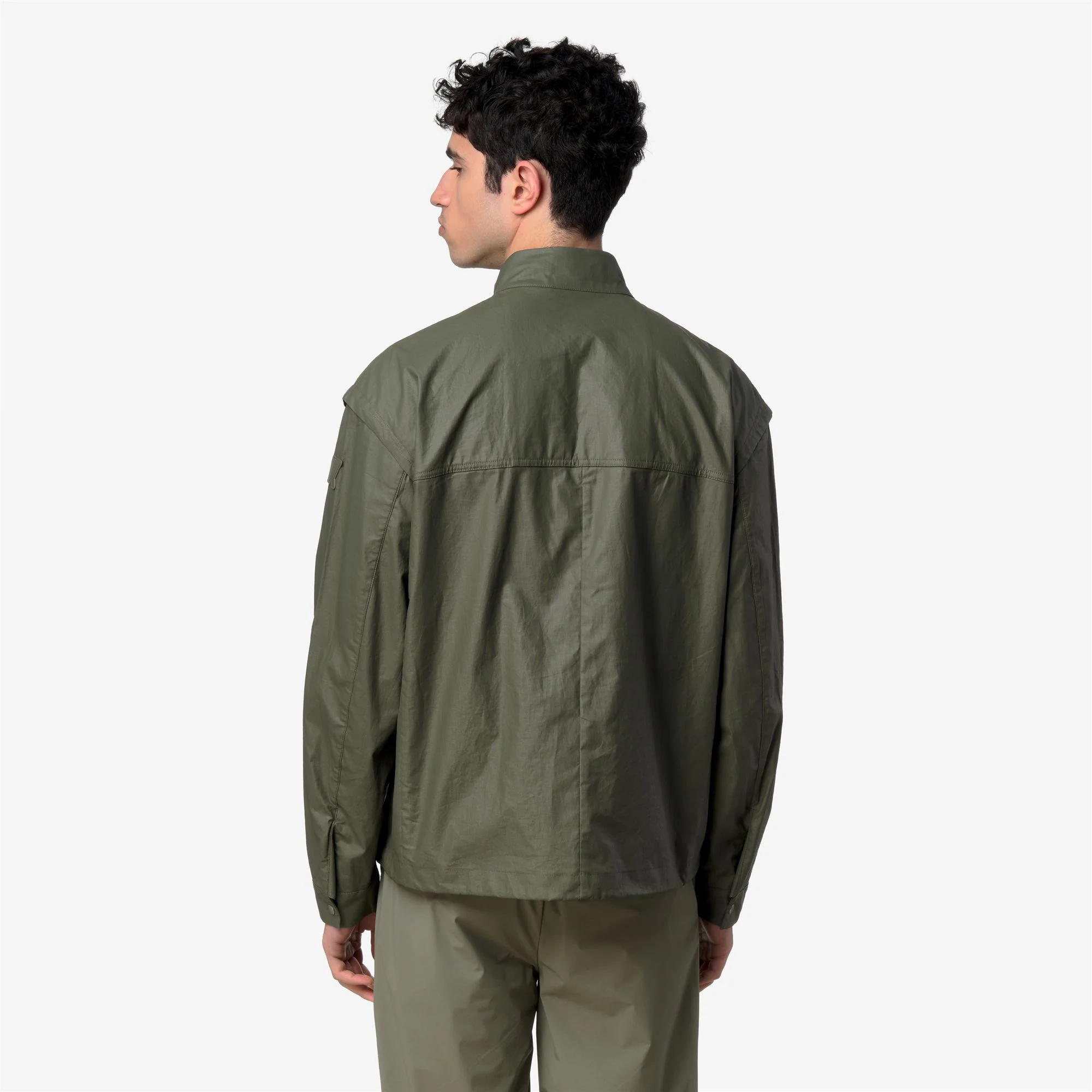 ORIAN NATURAL BLEND - Jackets - Short - Man - GREEN LICHEN COMBO - Image 6