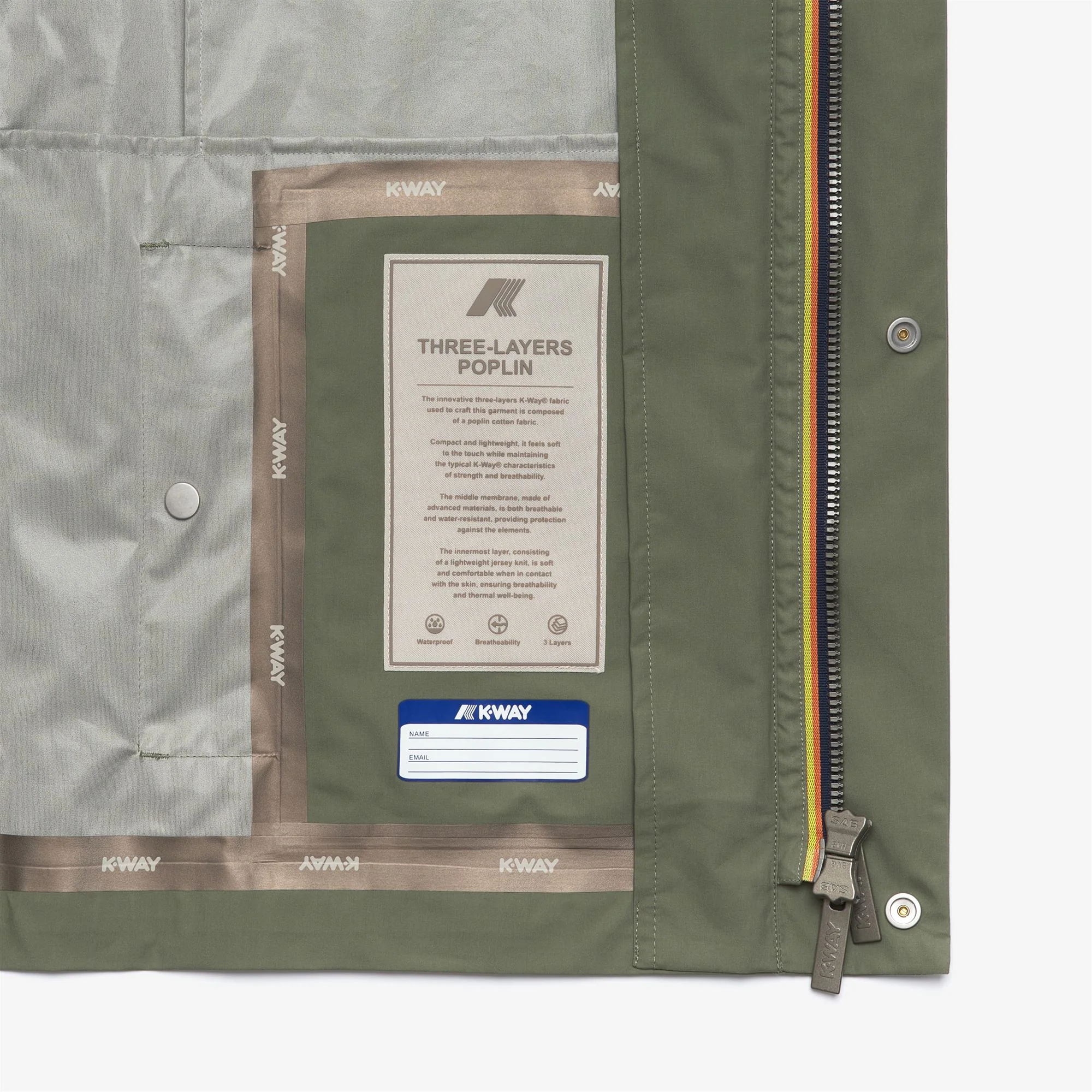 ORION 3L POPLIN - Jackets - Short - Man - GREEN LICHEN-BEIGE LT - Image 2