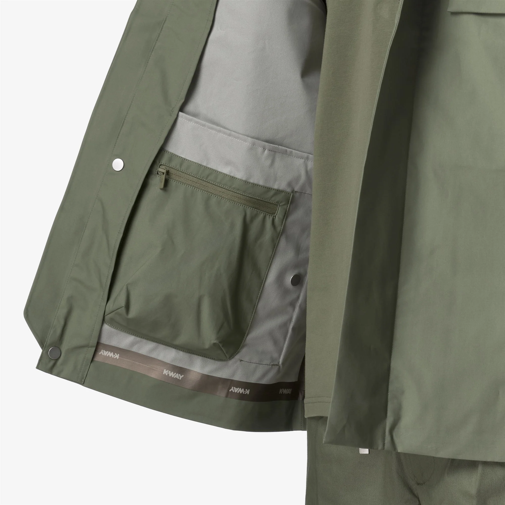 ORION 3L POPLIN - Jackets - Short - Man - GREEN LICHEN-BEIGE LT - Image 3