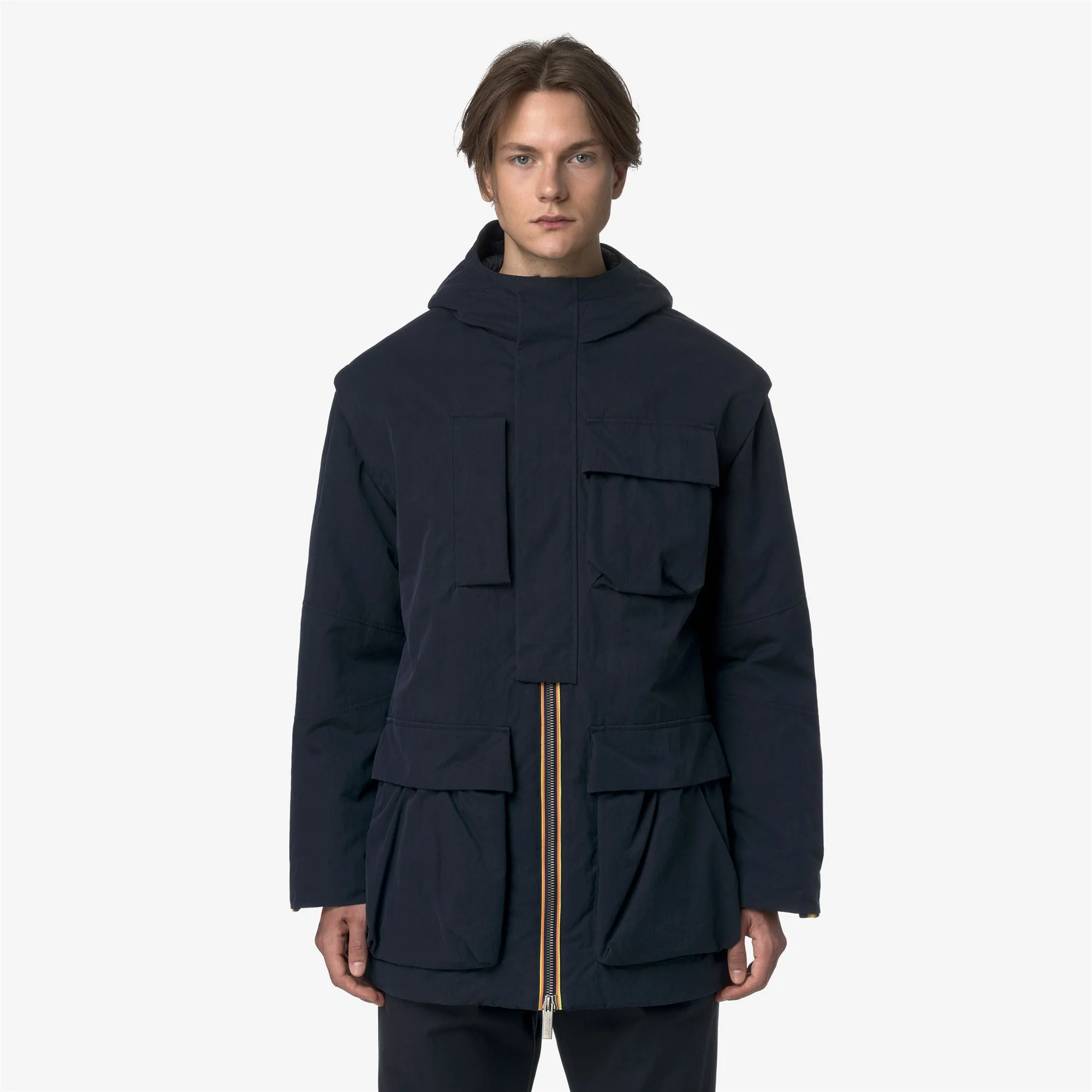 OTTO COTTON FEEL - Jackets - Mid - Man - BLUE DEPTH COMBO - Image 4
