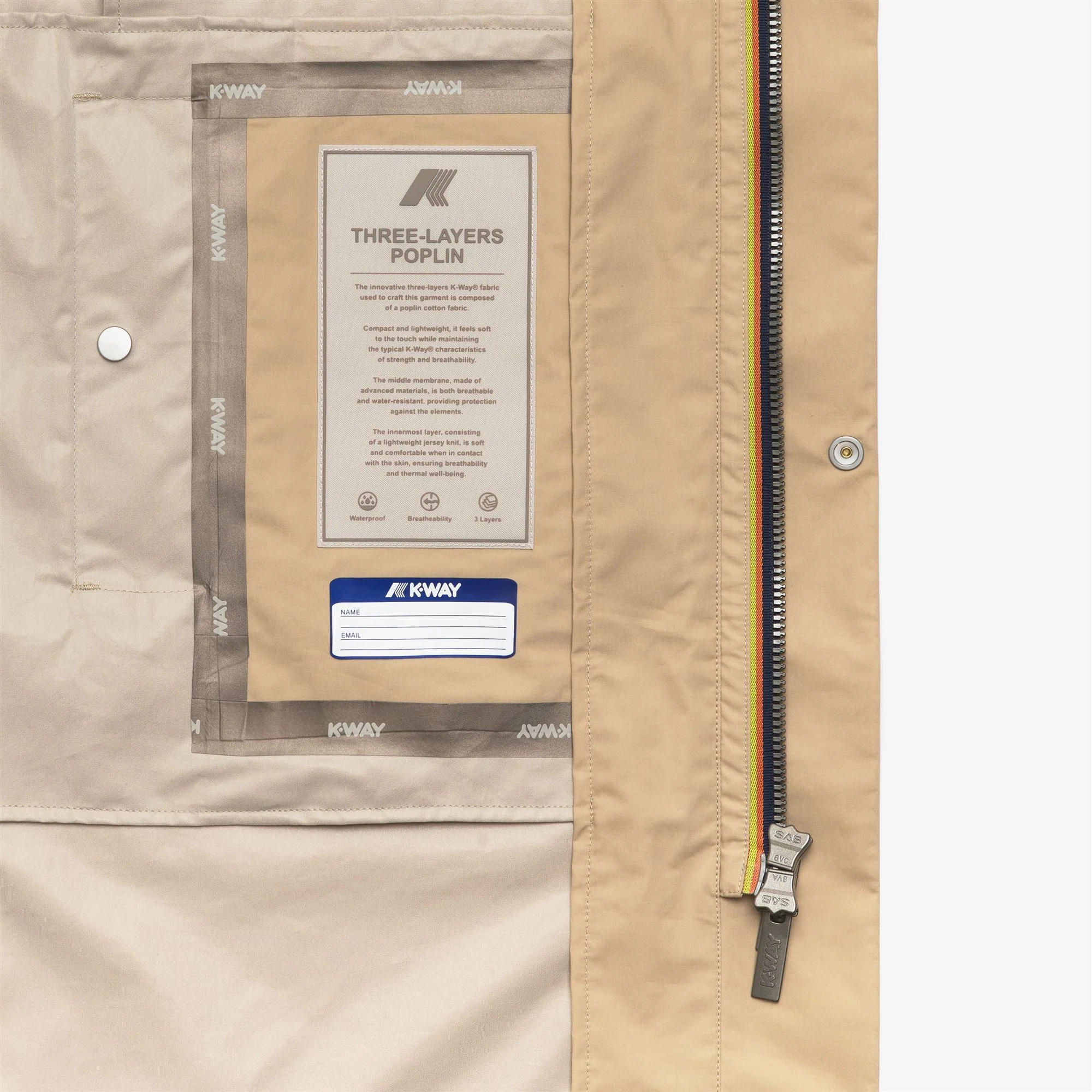 POIR 3L POPLIN - Jackets - 3/4 LENGTH - Man - BEIGE ROPE-BEIGE LT - Image 2