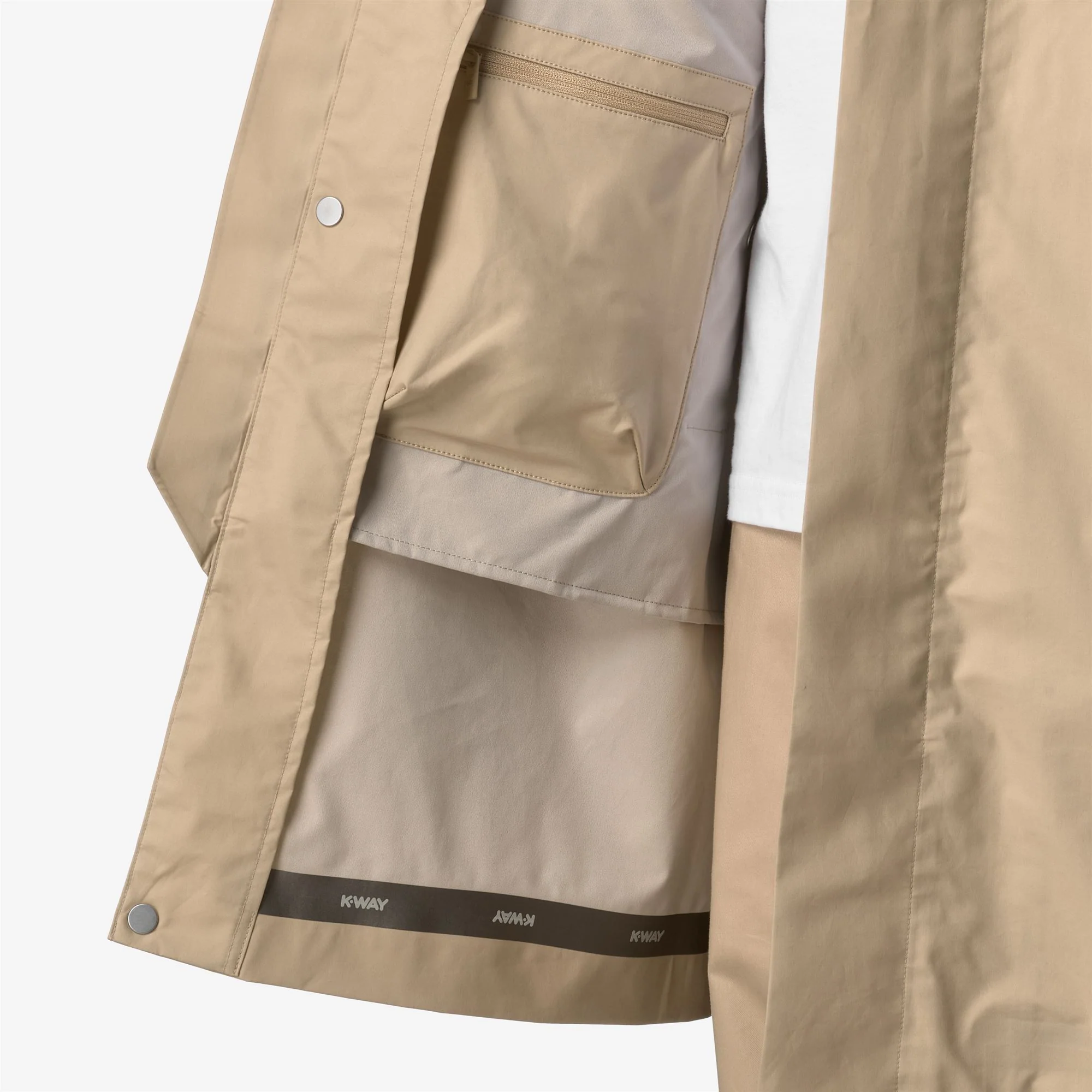POIR 3L POPLIN - Jackets - 3/4 LENGTH - Man - BEIGE ROPE-BEIGE LT - Image 3