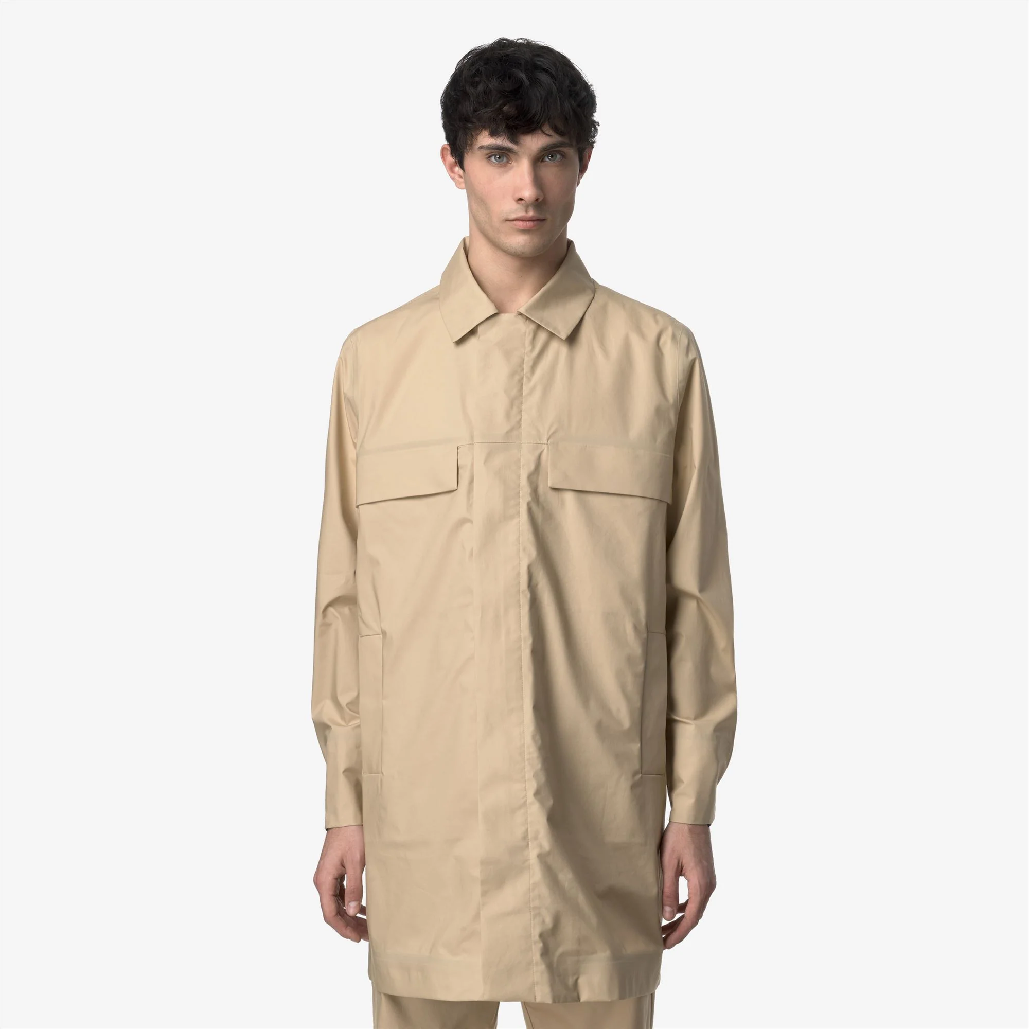 POIR 3L POPLIN - Jackets - 3/4 LENGTH - Man - BEIGE ROPE-BEIGE LT - Image 4