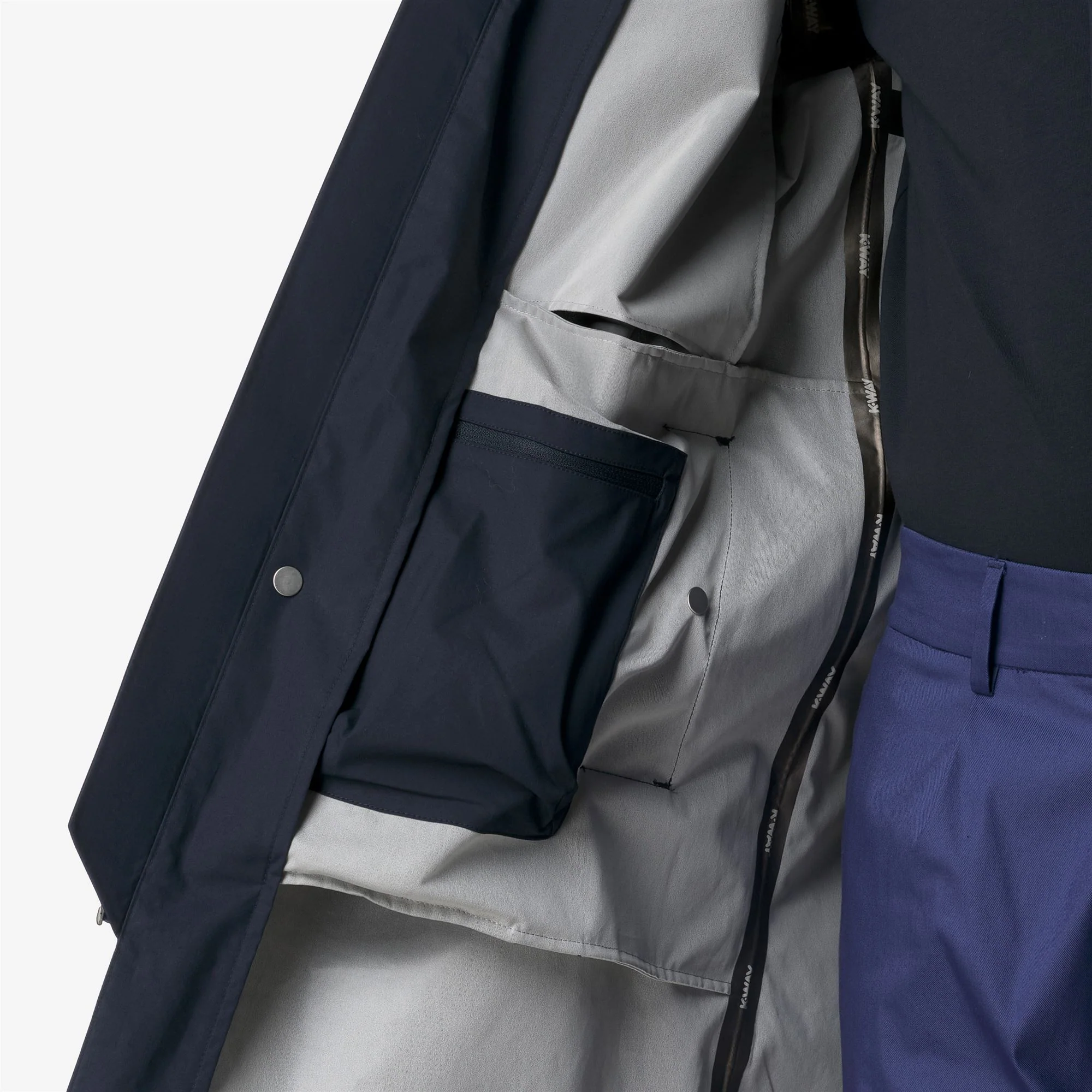 POIR 3L POPLIN - Jackets - 3/4 LENGTH - Man - BLUE DEPTH-BEIGE LT - Image 3