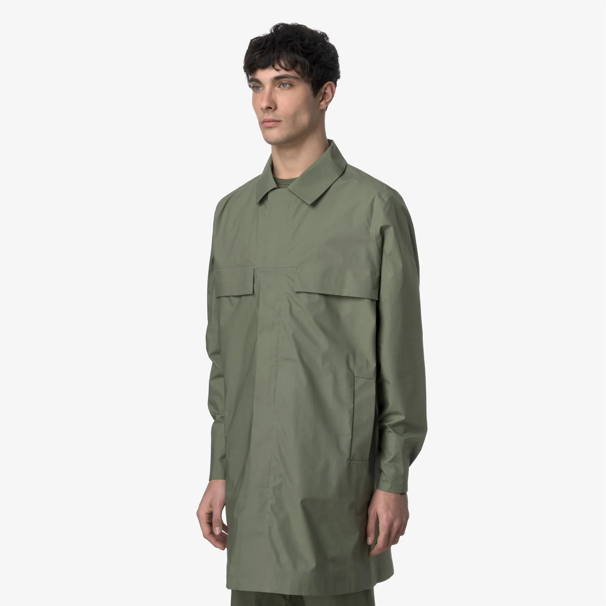 POIR 3L POPLIN - Jackets - 3/4 LENGTH - Man - GREEN LICHEN-BEIGE LT - Image 5