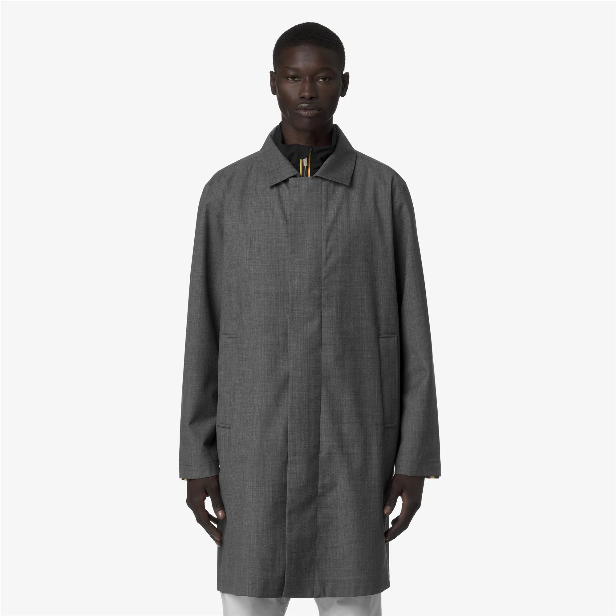POIROL 3L WOOL - Jackets - 3/4 LENGTH - Man - GREY SHADOW DK GRISAILLE - Image 5