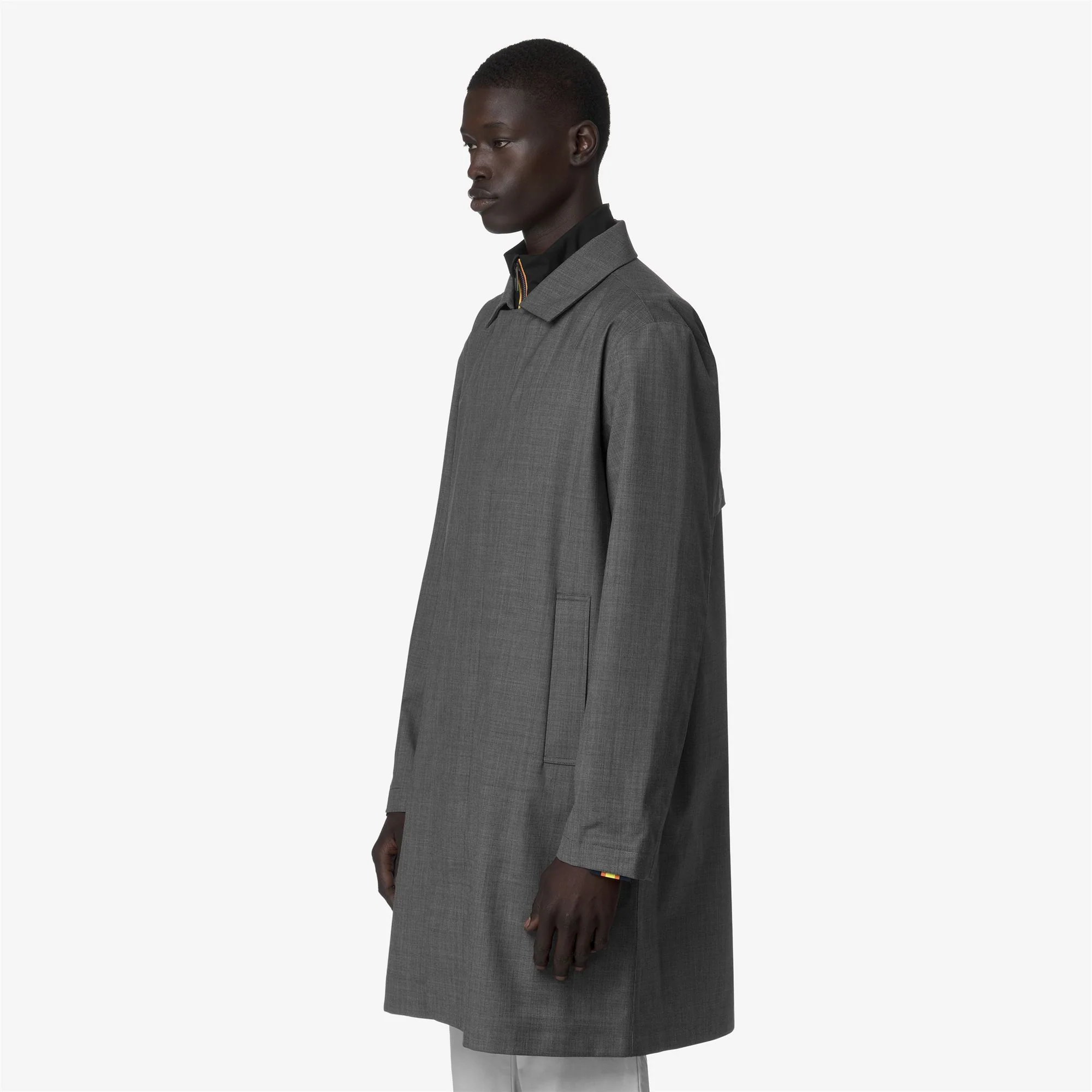 POIROL 3L WOOL - Jackets - 3/4 LENGTH - Man - GREY SHADOW DK GRISAILLE - Image 6