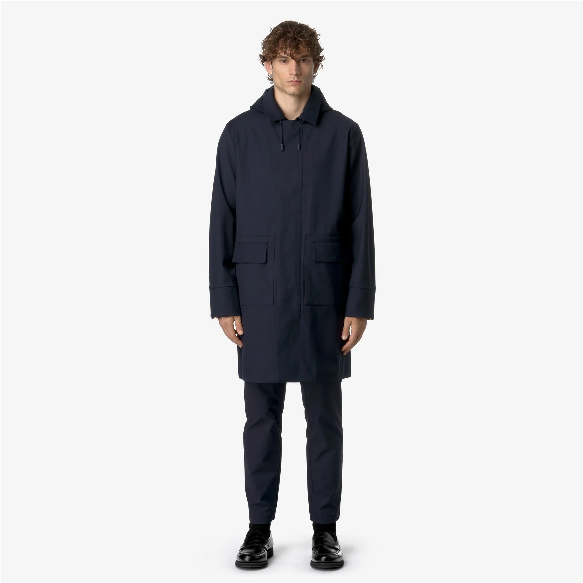 POIROL TECH WOOL BLEND - Jackets - 3/4 LENGTH - Man - BLUE DEPTH - Image 3