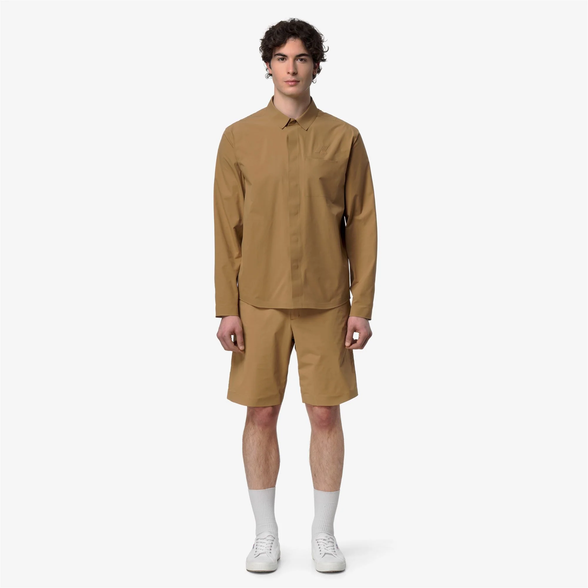SHARRIE TECH OVERSHIRT - Jackets - Short - Man - BROWN BISTRE - Image 3