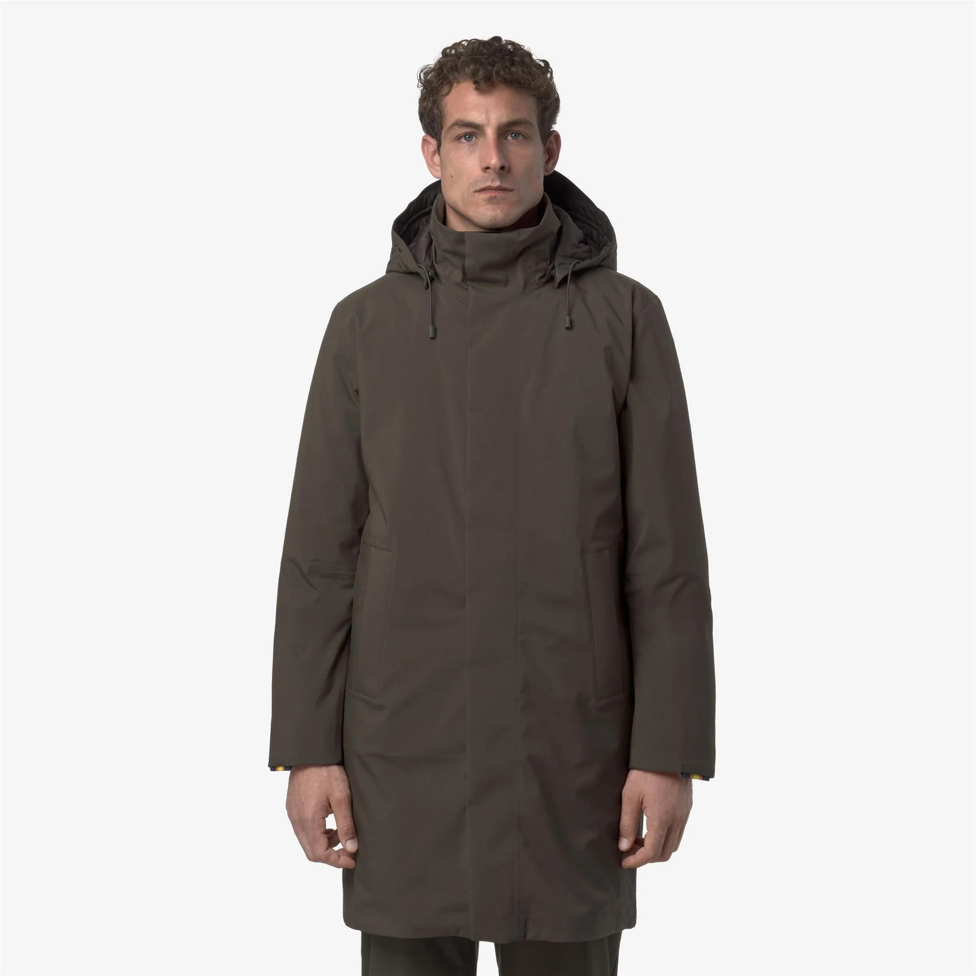 THOMAL BONDED PADDED - Jackets - 3/4 LENGTH - Man - BLACK OLIVE COMBO - Image 5