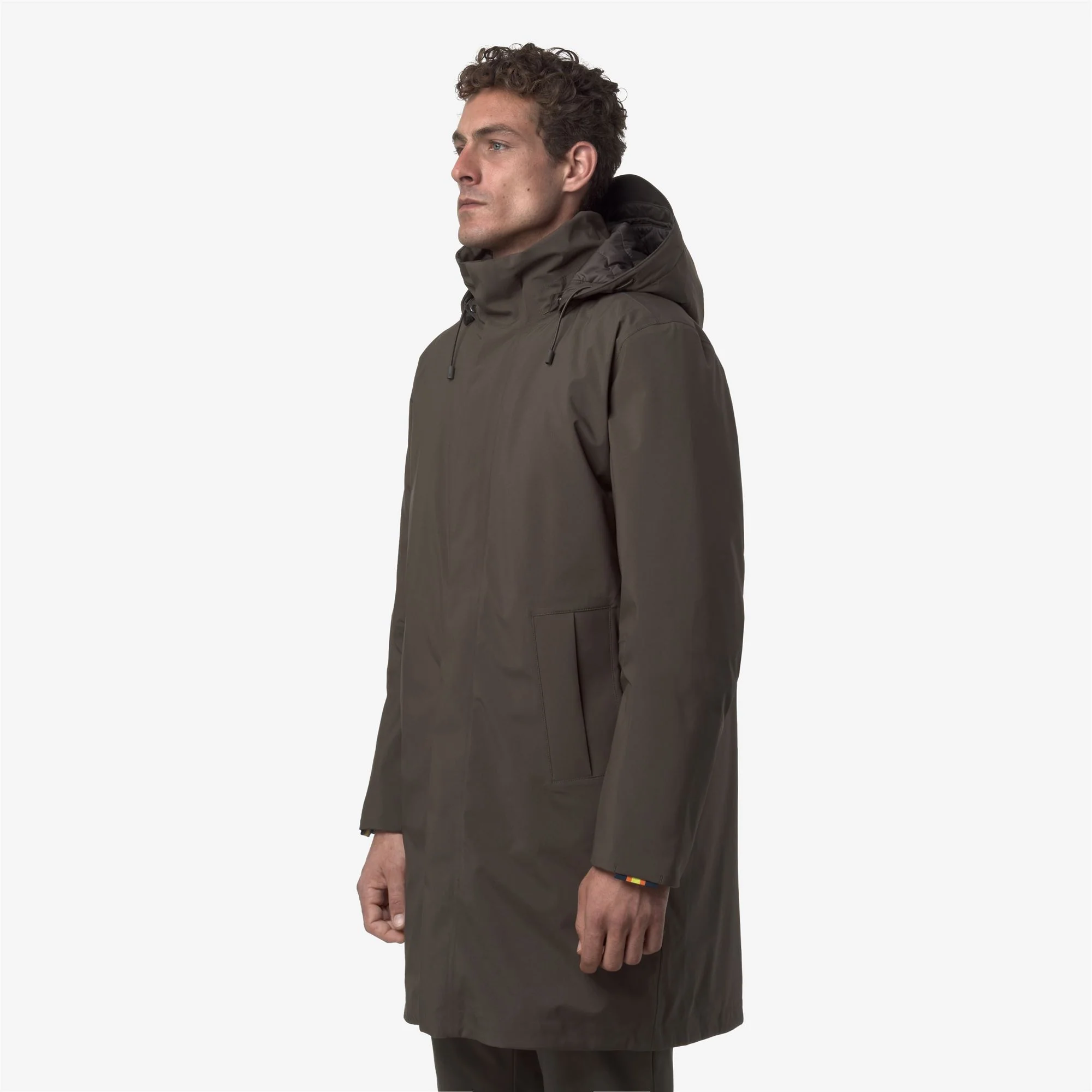 THOMAL BONDED PADDED - Jackets - 3/4 LENGTH - Man - BLACK OLIVE COMBO - Image 6