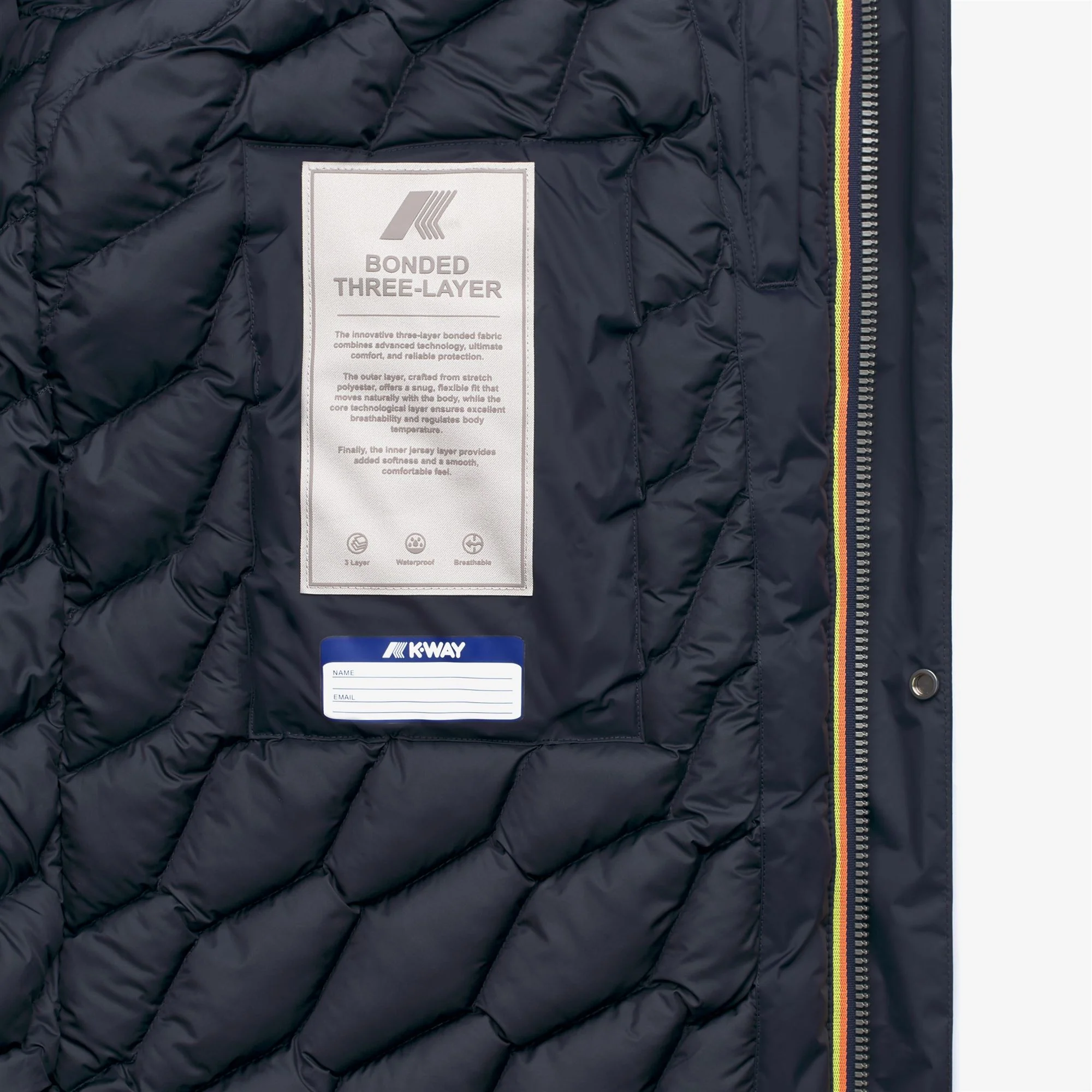 THOMAL BONDED PADDED - Jackets - 3/4 LENGTH - Man - BLUE DEPTH-BLUE DEPTH - Image 4
