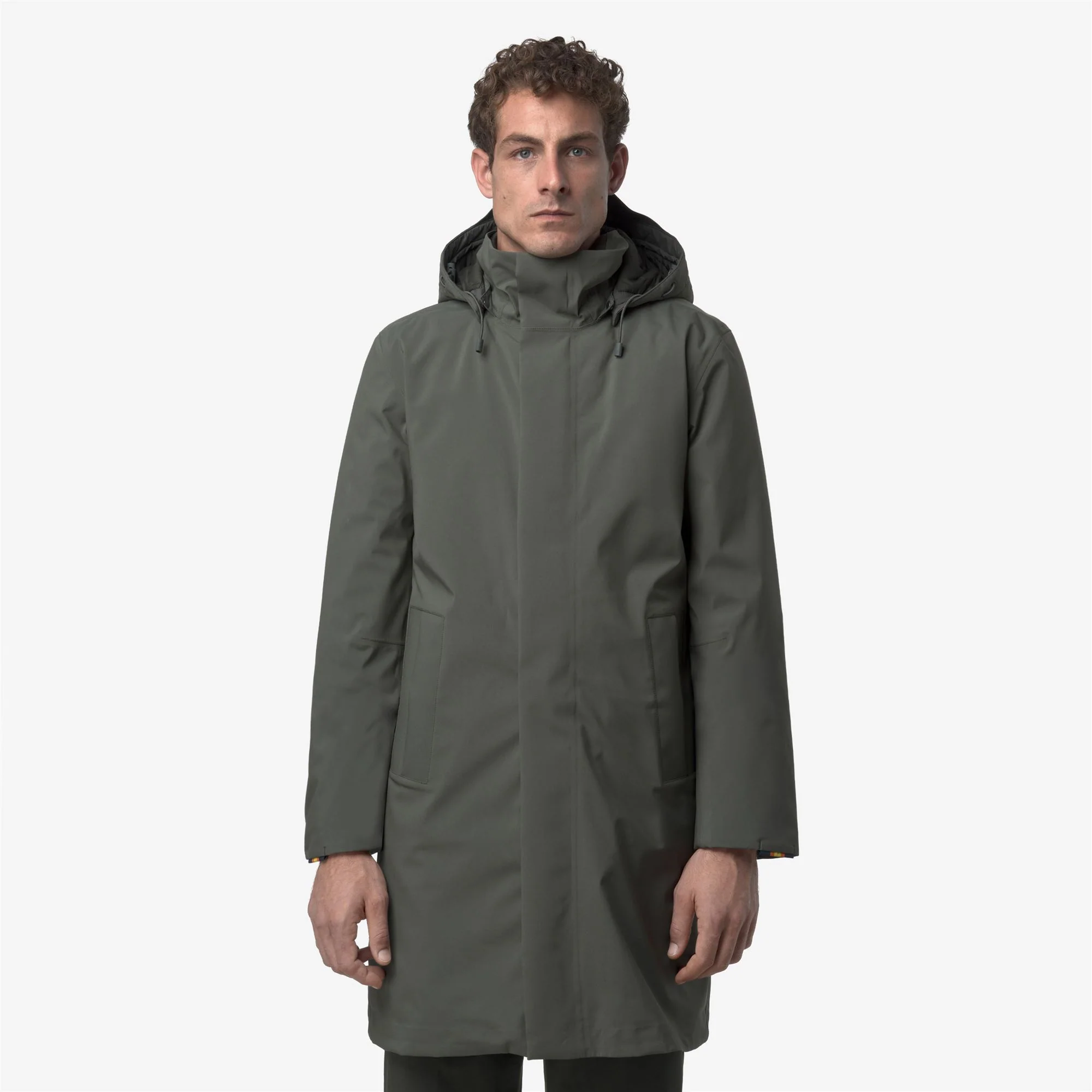 THOMAL BONDED PADDED - Jackets - 3/4 LENGTH - Man - GREEN BLACKISH COMBO - Image 5