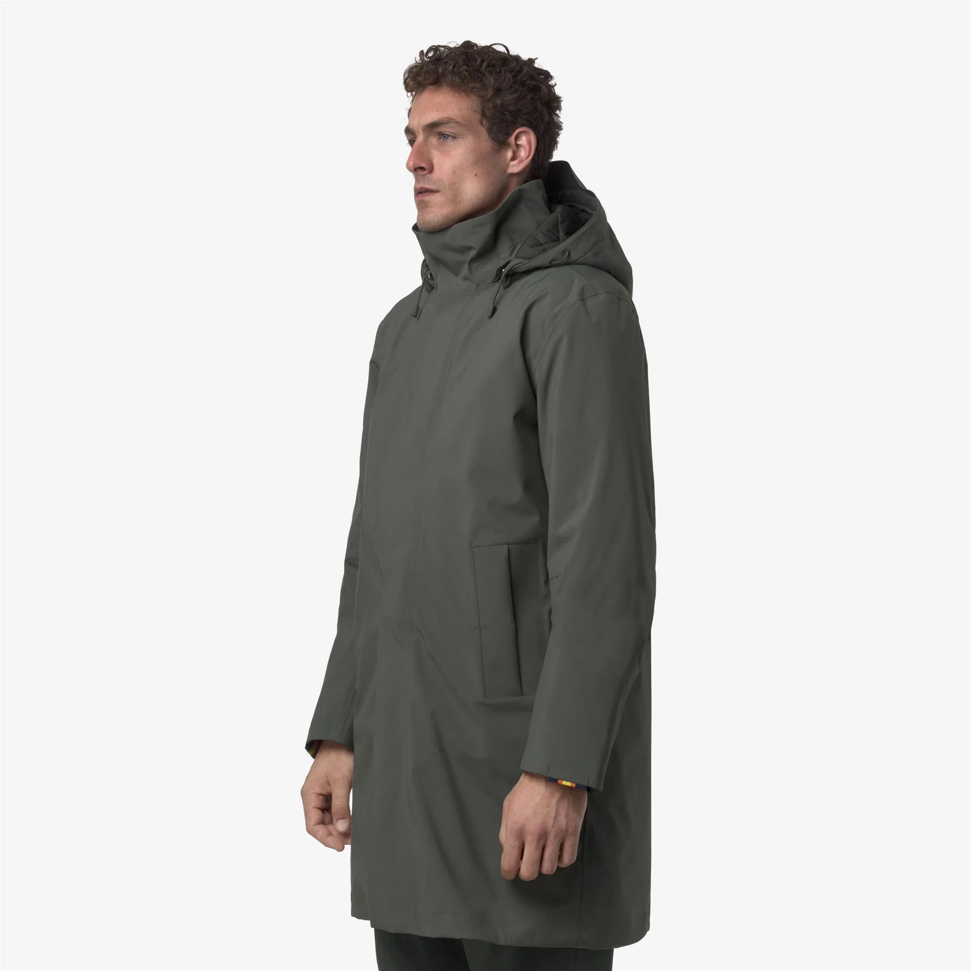 THOMAL BONDED PADDED - Jackets - 3/4 LENGTH - Man - GREEN BLACKISH COMBO - Image 6