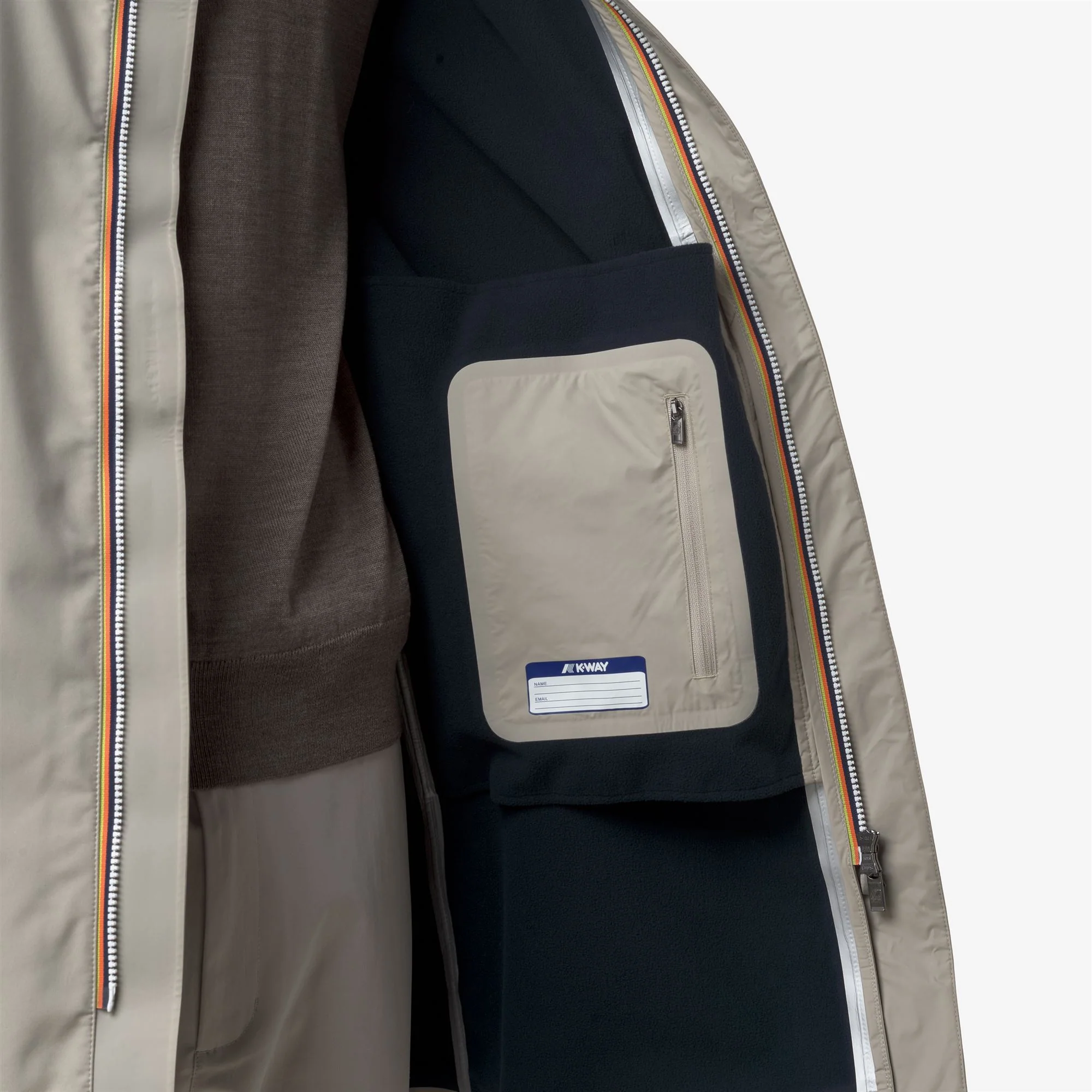 THOMAS BONDED - Jackets - Long - Man - BEIGE CASHMERE-BLUE DEPTH - Image 2