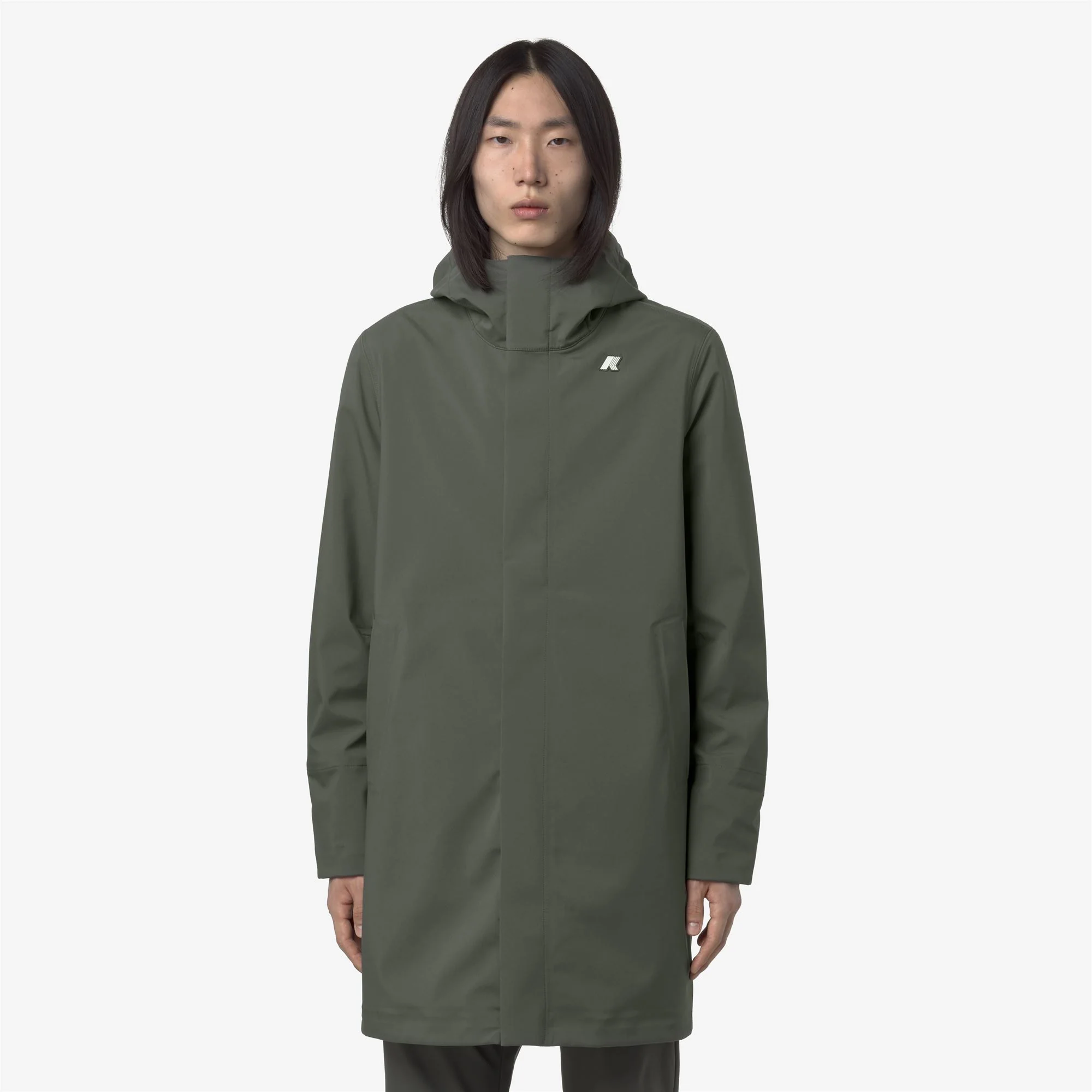 THOMAS BONDED - Jackets - Long - Man - GREEN BLACKISH-BLUE DEPTH - Image 3
