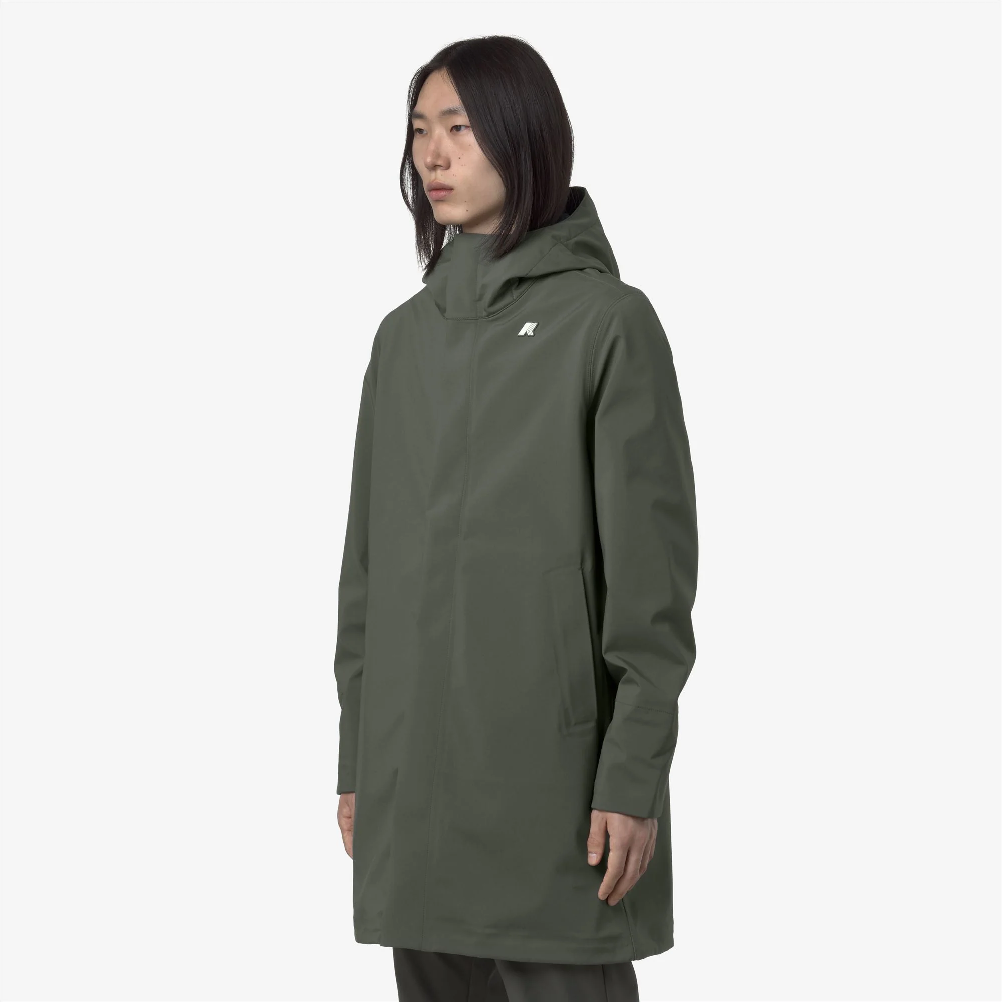 THOMAS BONDED - Jackets - Long - Man - GREEN BLACKISH-BLUE DEPTH - Image 4