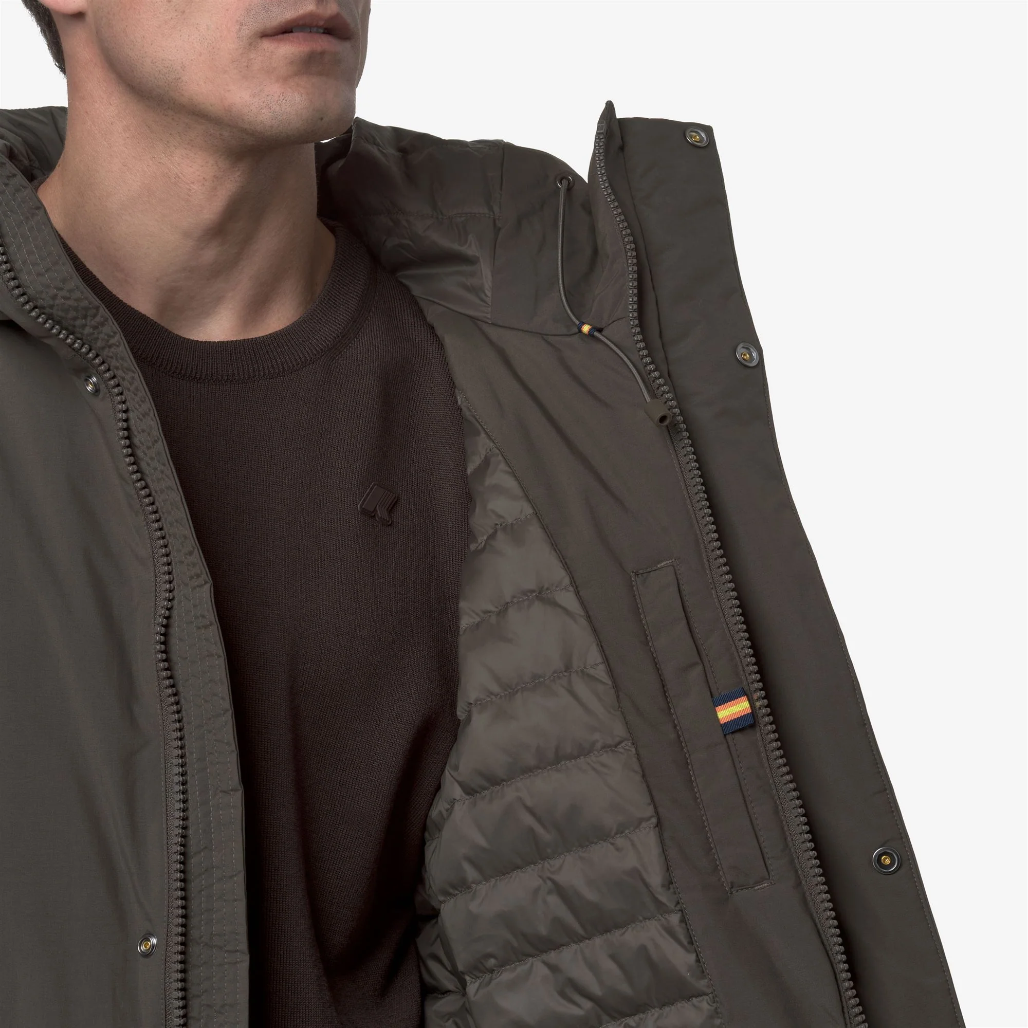 THOMAS WARM OTTOMAN - Jackets - Long - Man - BLACK OLIVE - Image 2
