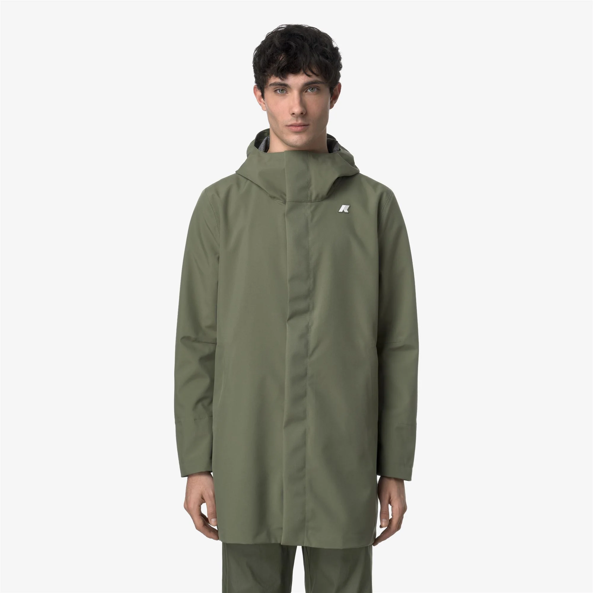 TOMMY BONDED JERSEY - Jackets - 3/4 LENGTH - Man - GREEN LICHEN - Image 3