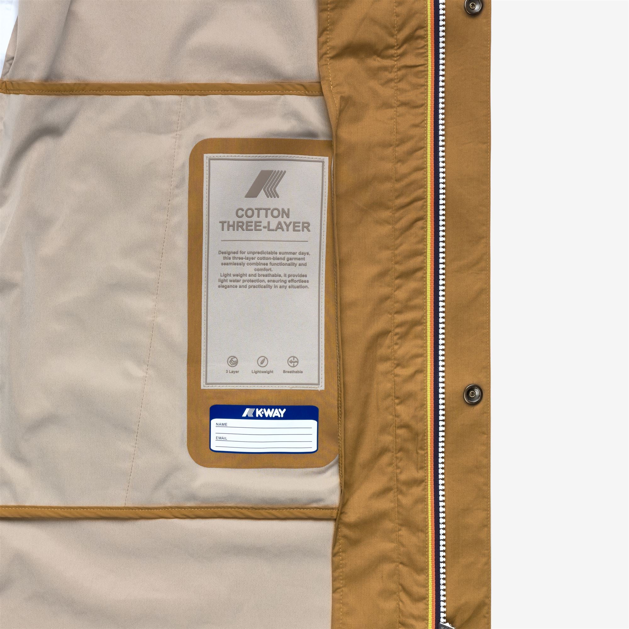 TOMMY COTTON 3LAYERS - Jackets - 3/4 LENGTH - Man - BROWN BISTRE - Image 3