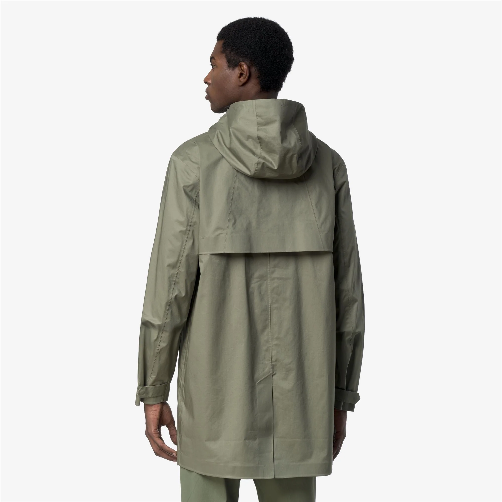 TOMMY COTTON 3LAYERS - Jackets - 3/4 LENGTH - Man - GREEN LICHEN - Image 6