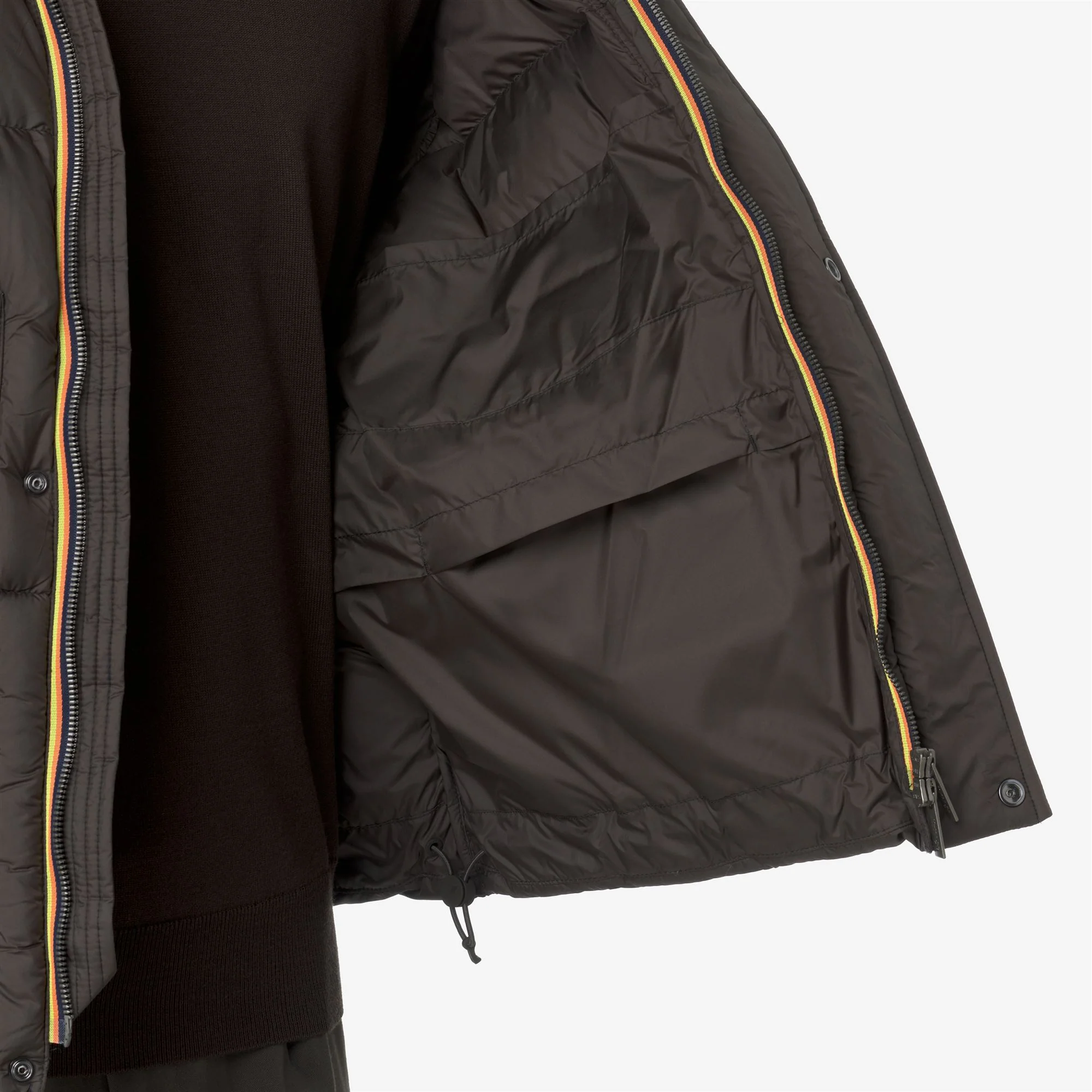 TUILL THERMO MICROFIBER - Jackets - Short - Man - BLACK OLIVE COMBO - Image 2