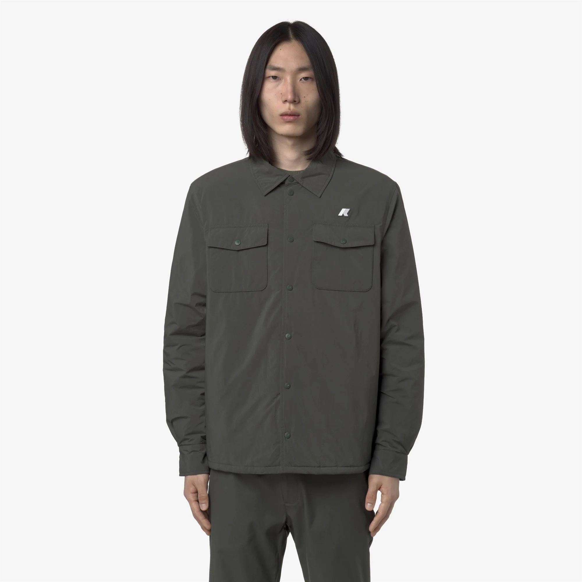 UMBERT PLAIN WARM - Jackets - Short - Man - GREEN BLACKISH - Image 3