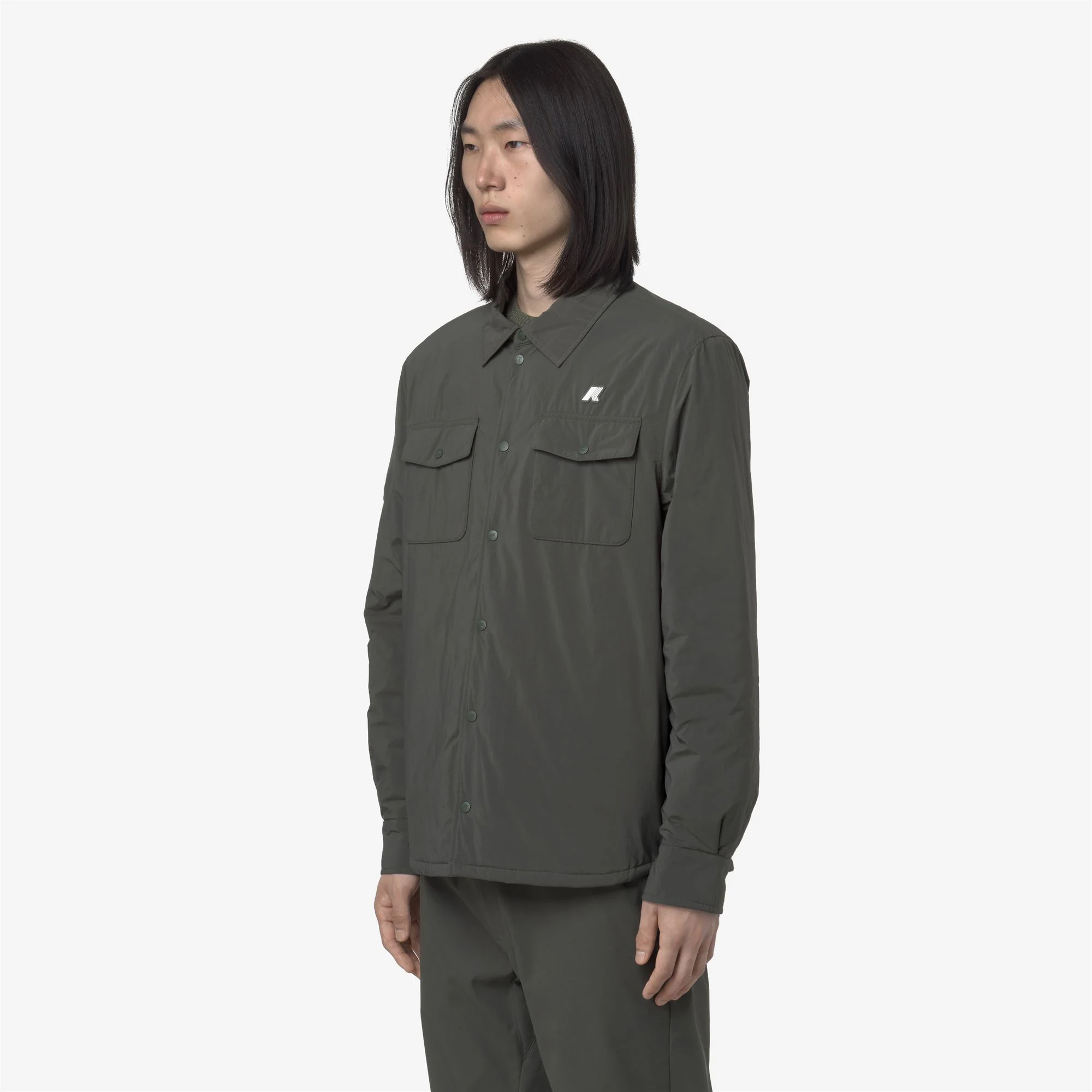 UMBERT PLAIN WARM - Jackets - Short - Man - GREEN BLACKISH - Image 4