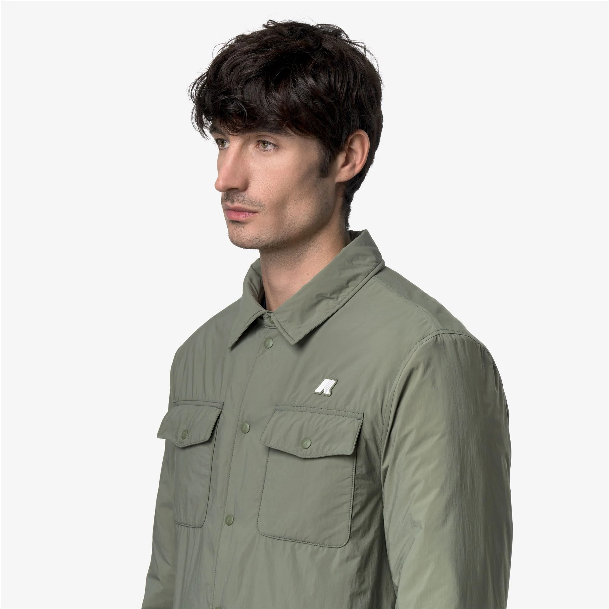 UMBERT PLAIN WARM - Jackets - Short - Man - GREEN LICHEN - Image 2