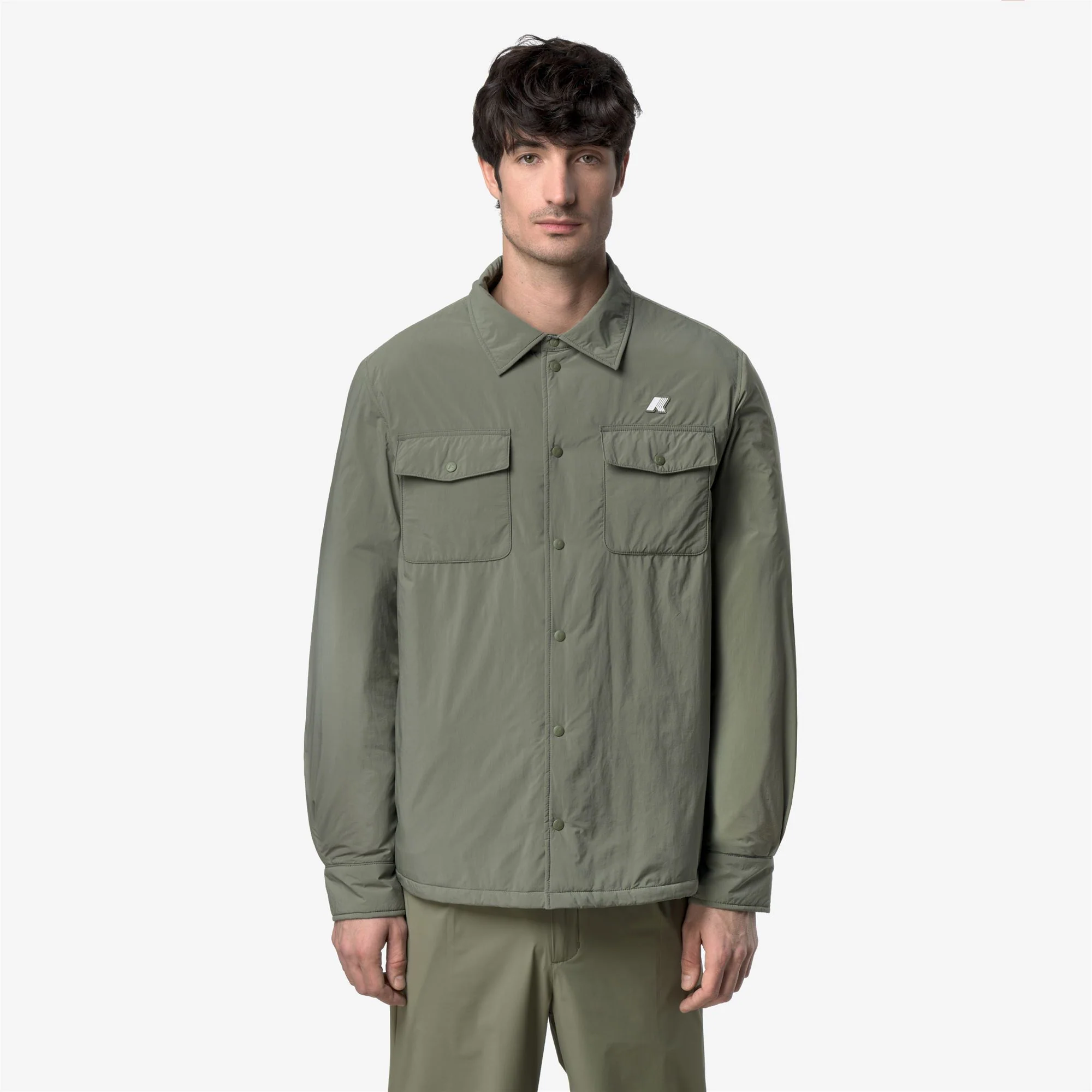 UMBERT PLAIN WARM - Jackets - Short - Man - GREEN LICHEN - Image 3