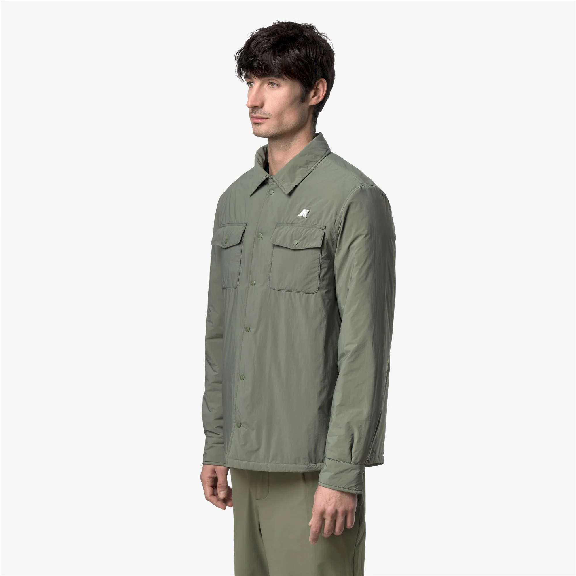 UMBERT PLAIN WARM - Jackets - Short - Man - GREEN LICHEN - Image 4
