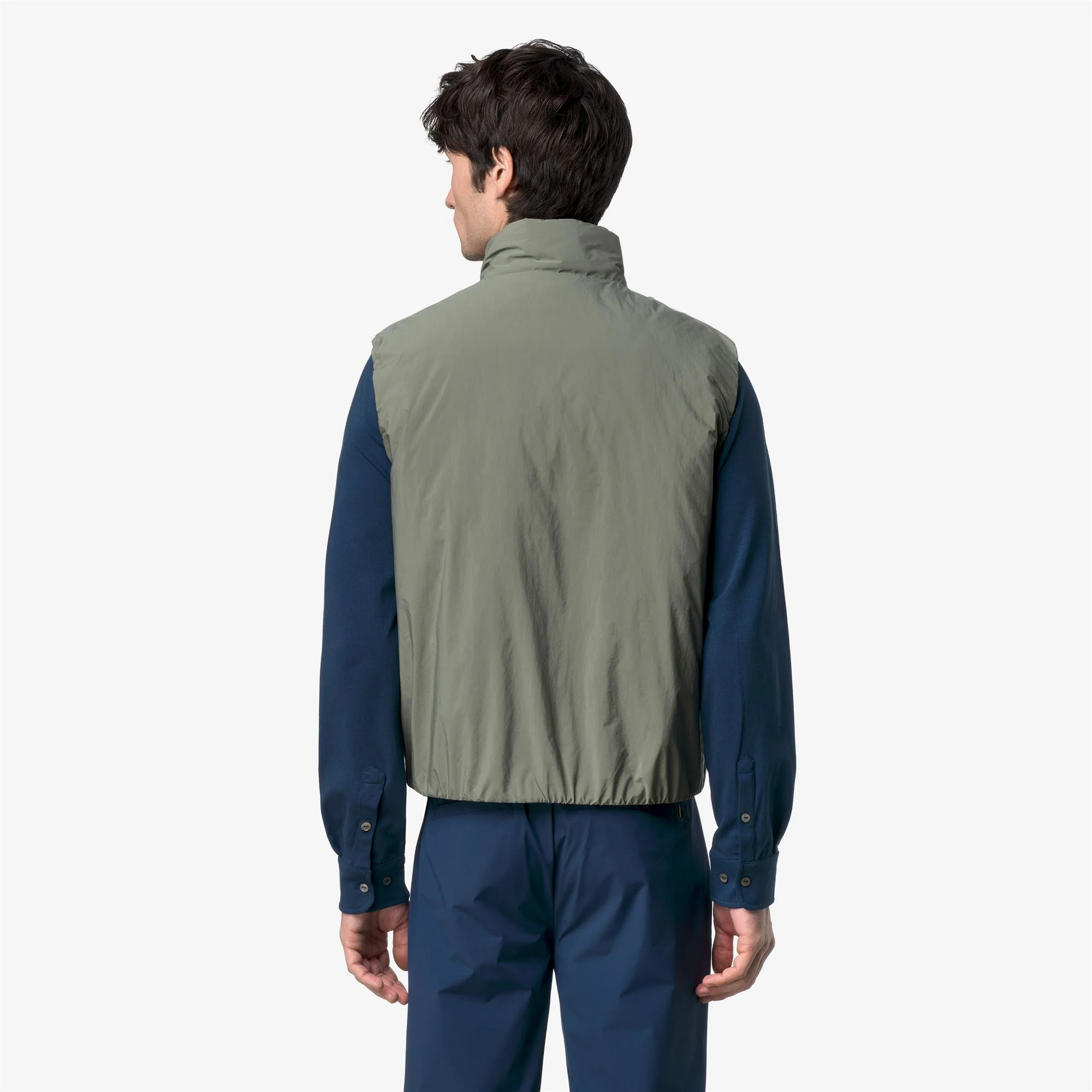 VALEN PLAIN WARM - Jackets - Vest - Man - GREEN LICHEN - Image 5