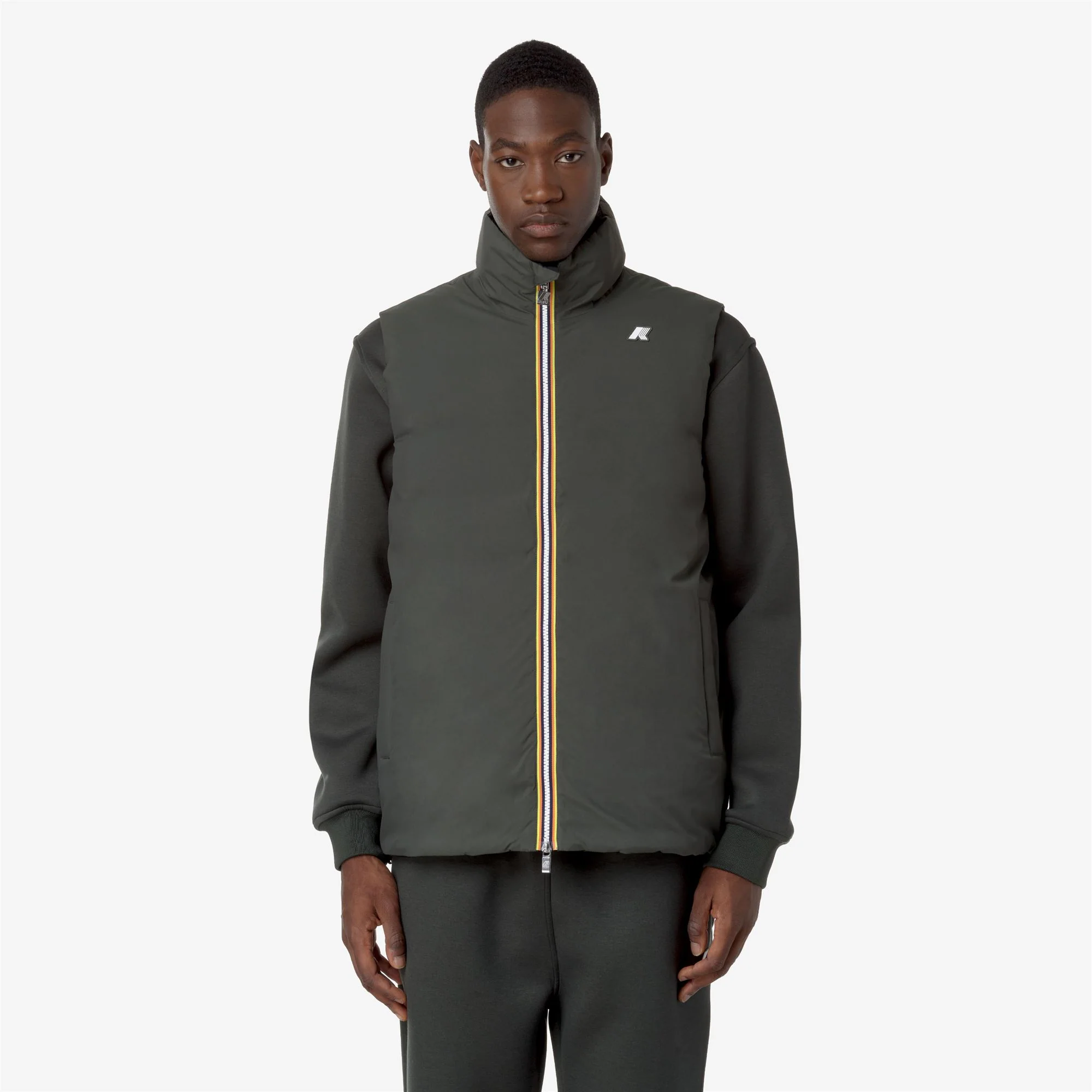 VALEN ST THERMO REVERSIBLE - Jackets - Short - Man - GREEN BLACKISH-BLACK PURE - Image 4