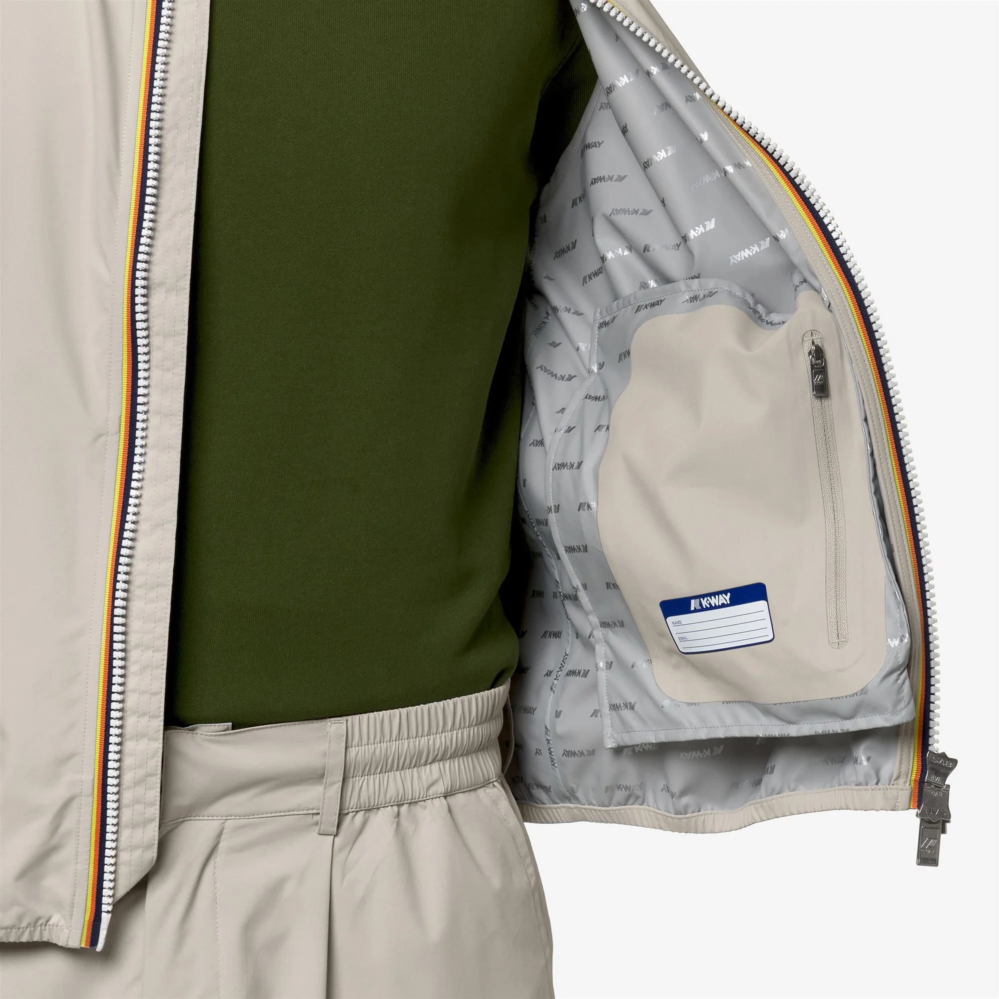 VALEN STRETCH DOT - Jackets - Vest - Man - BEIGE LT - Image 2