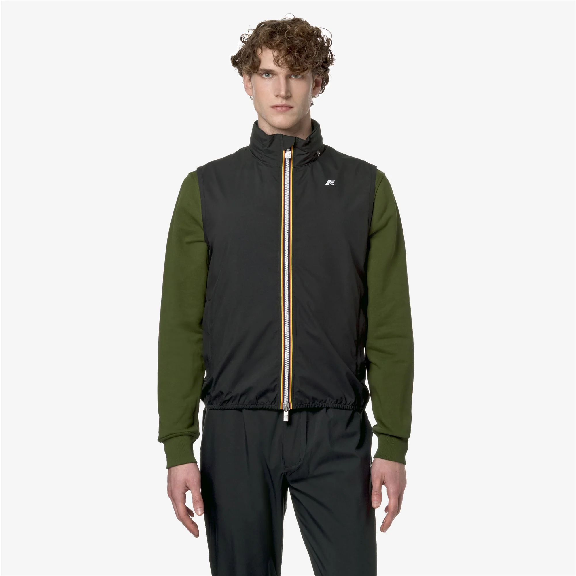 VALEN STRETCH DOT - Jackets - Vest - Man - BLACK PURE - Image 3