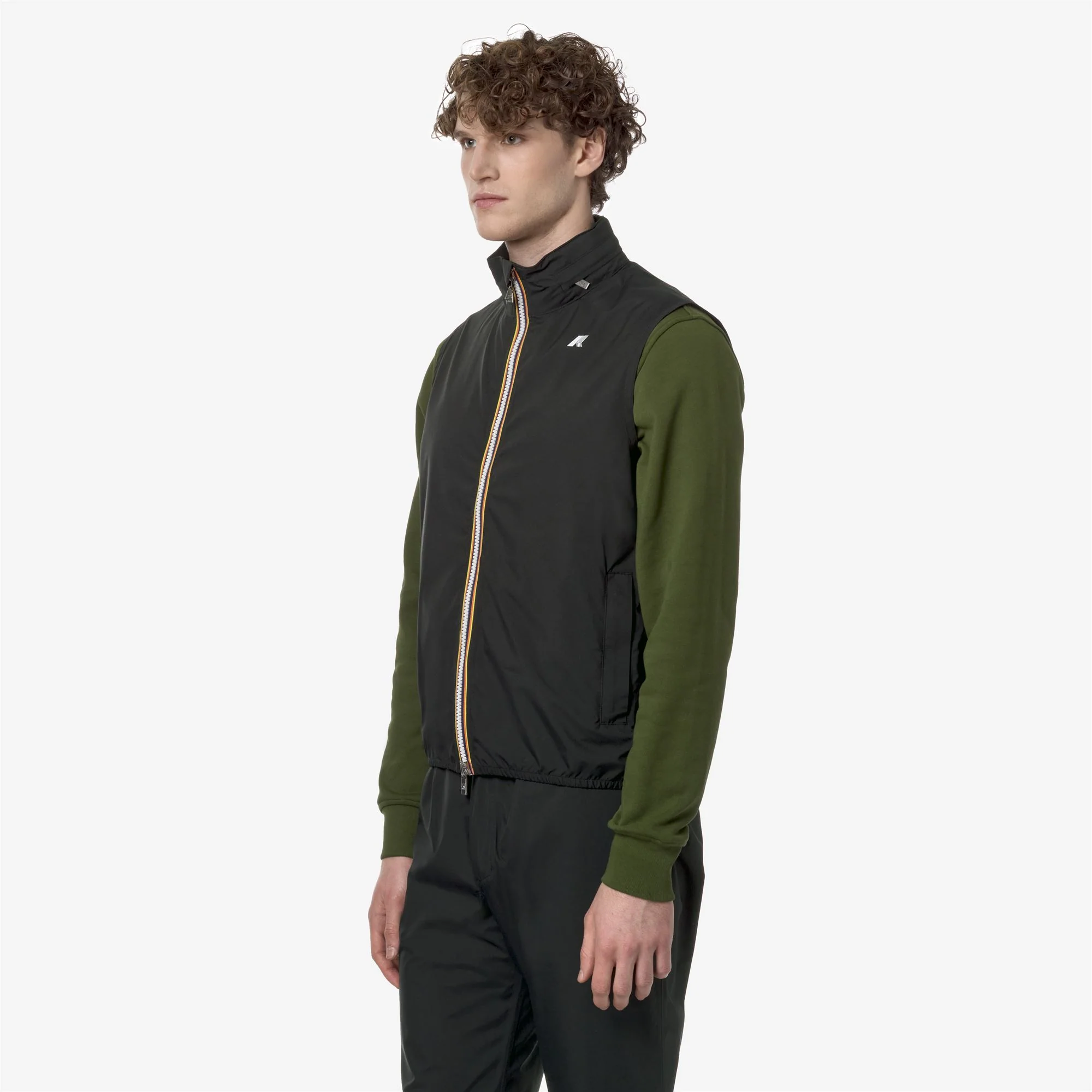 VALEN STRETCH DOT - Jackets - Vest - Man - BLACK PURE - Image 4