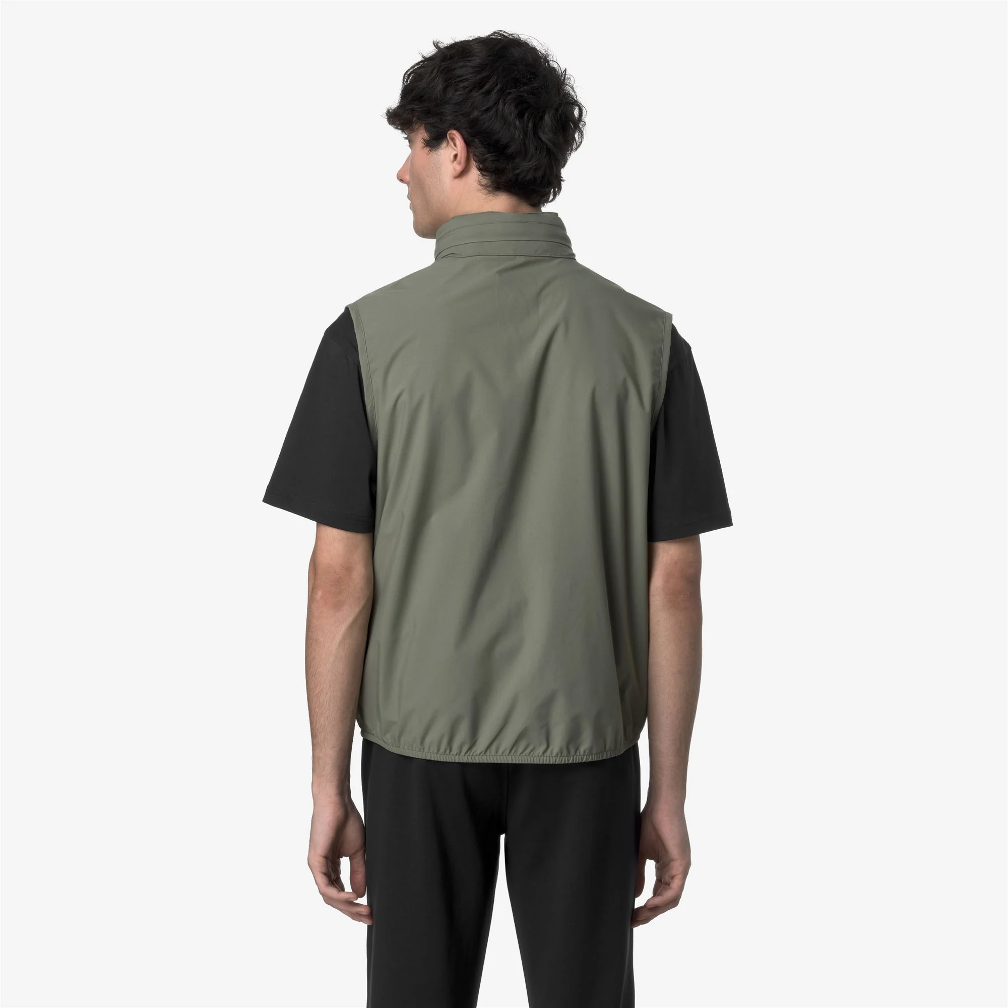 VALEN STRETCH DOT - Jackets - Vest - Man - GREEN LICHEN - Image 5