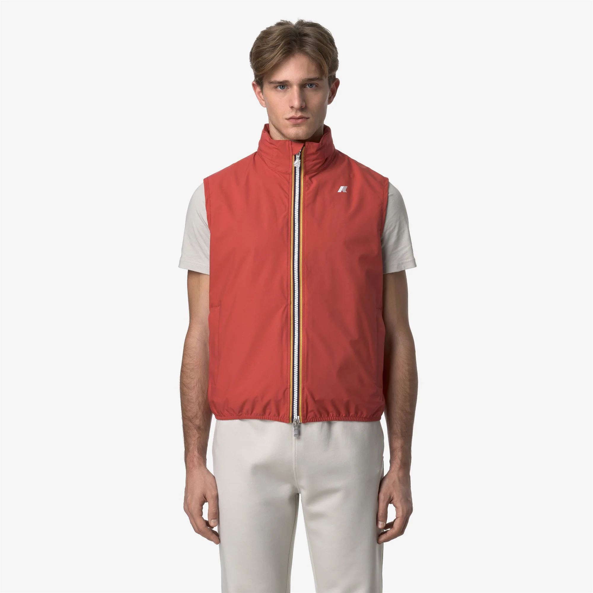 VALEN STRETCH DOT - Jackets - Vest - Man - RED JASPER - Image 3
