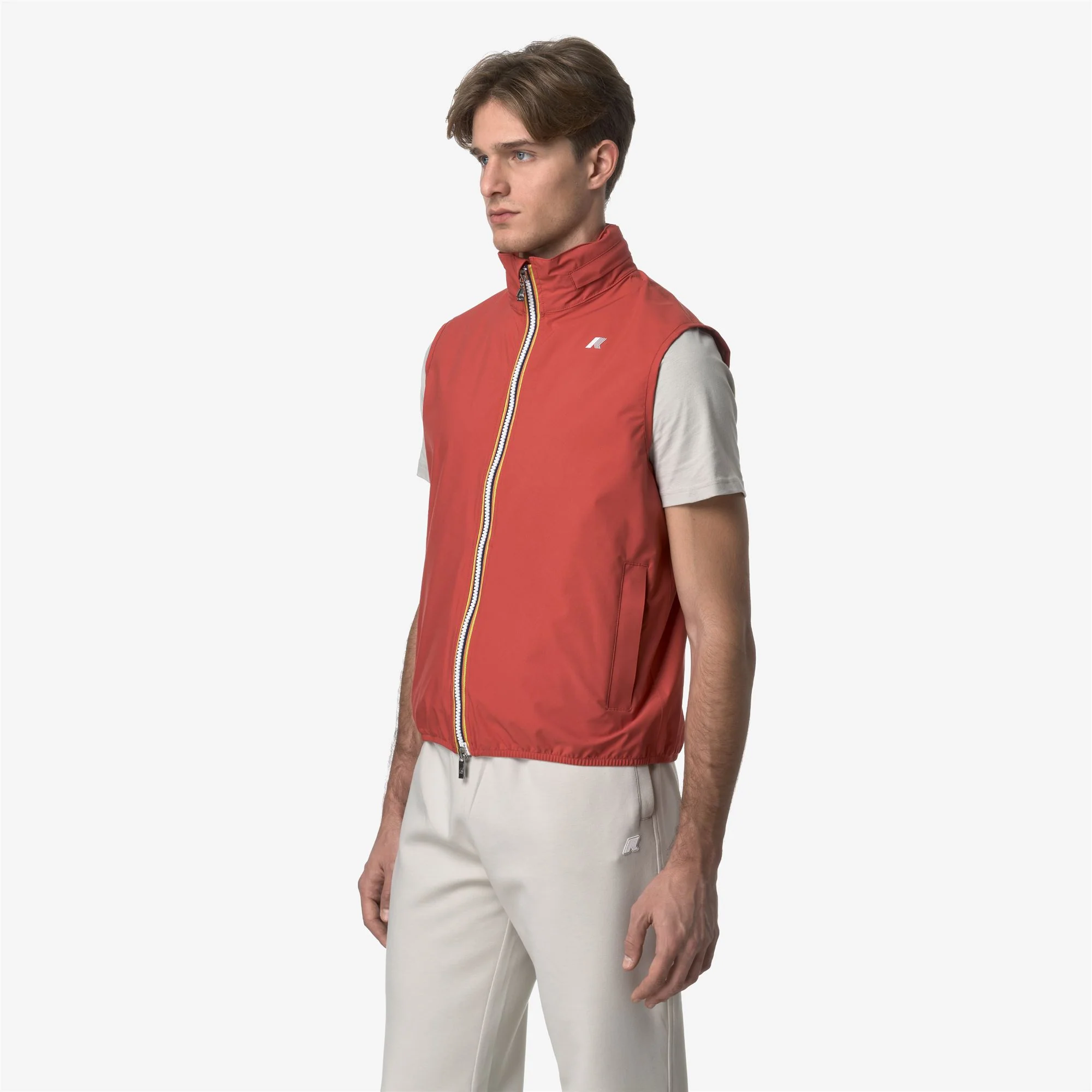 VALEN STRETCH DOT - Jackets - Vest - Man - RED JASPER - Image 4