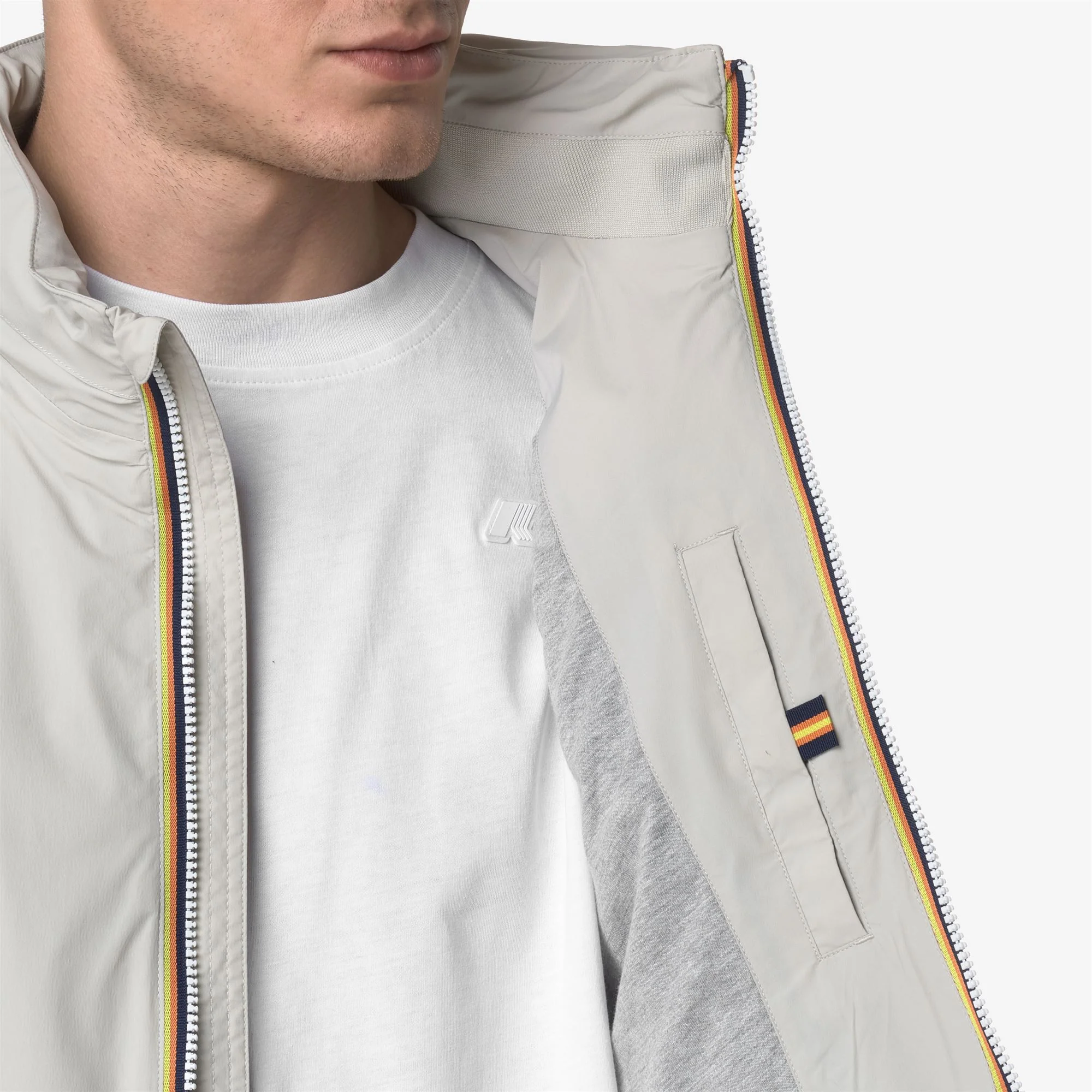 VALEN STRETCH NYLON JERSEY - Jackets - Vest - Man - BEIGE LT - Image 2