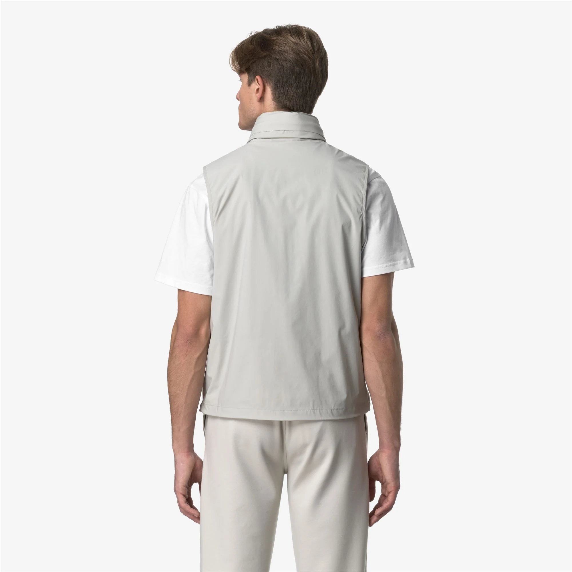 VALEN STRETCH NYLON JERSEY - Jackets - Vest - Man - BEIGE LT - Image 5