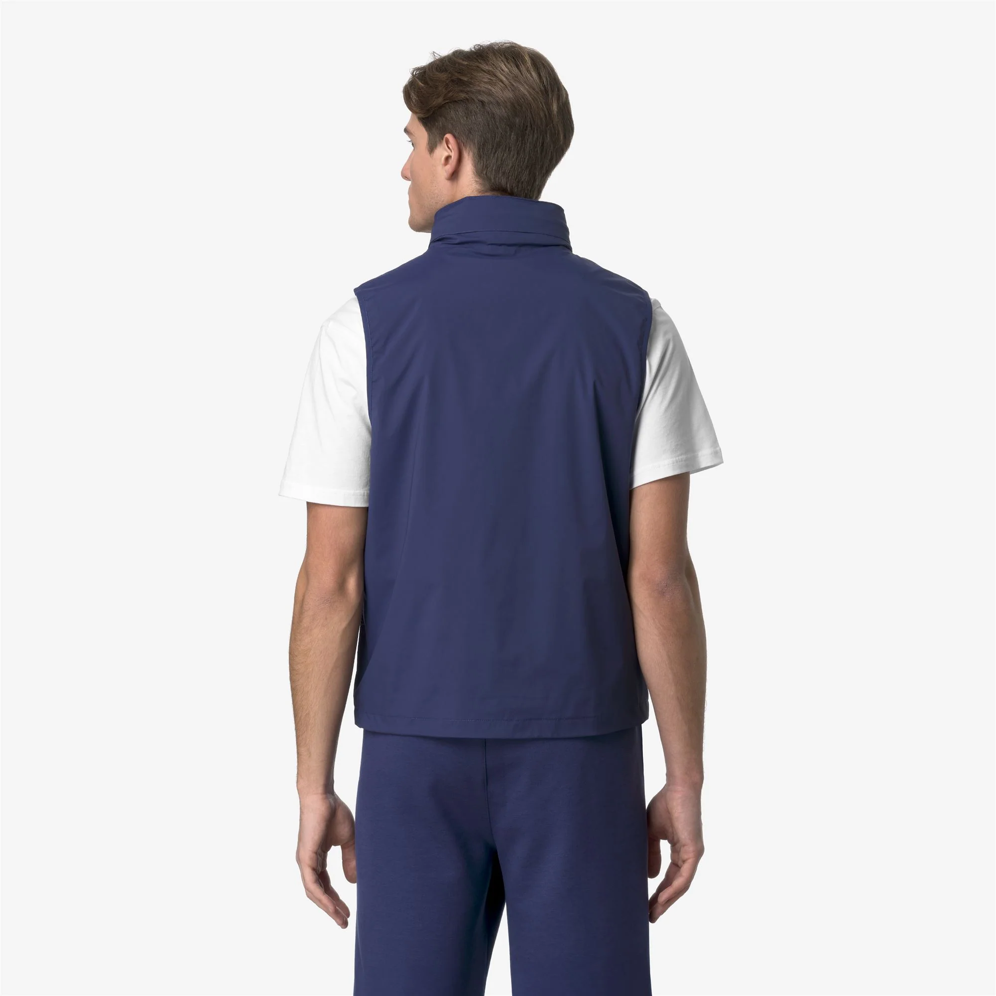 VALEN STRETCH NYLON JERSEY - Jackets - Vest - Man - BLUE DEEP COBALT - Image 5