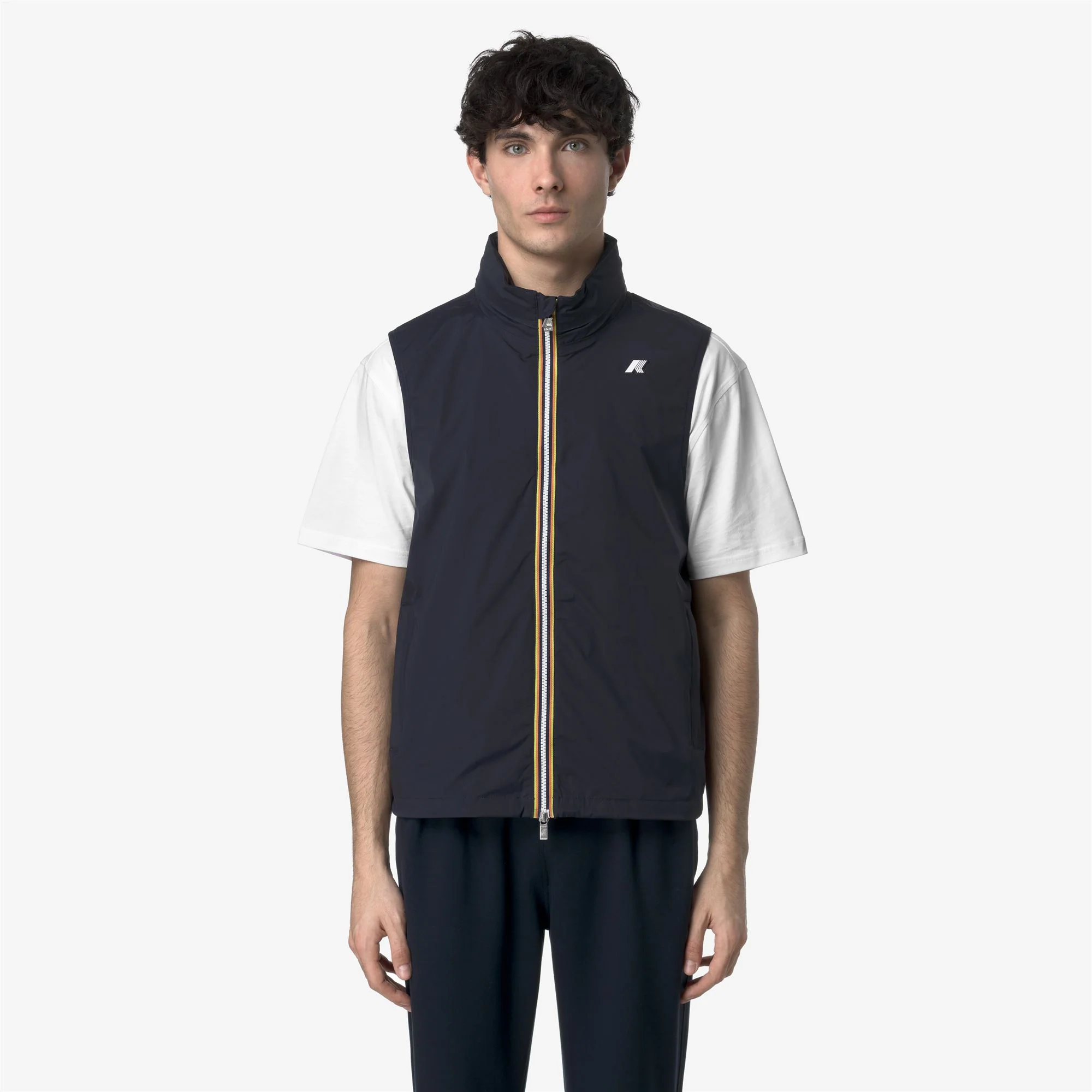 VALEN STRETCH NYLON JERSEY - Jackets - Vest - Man - BLUE DEPTH - Image 3