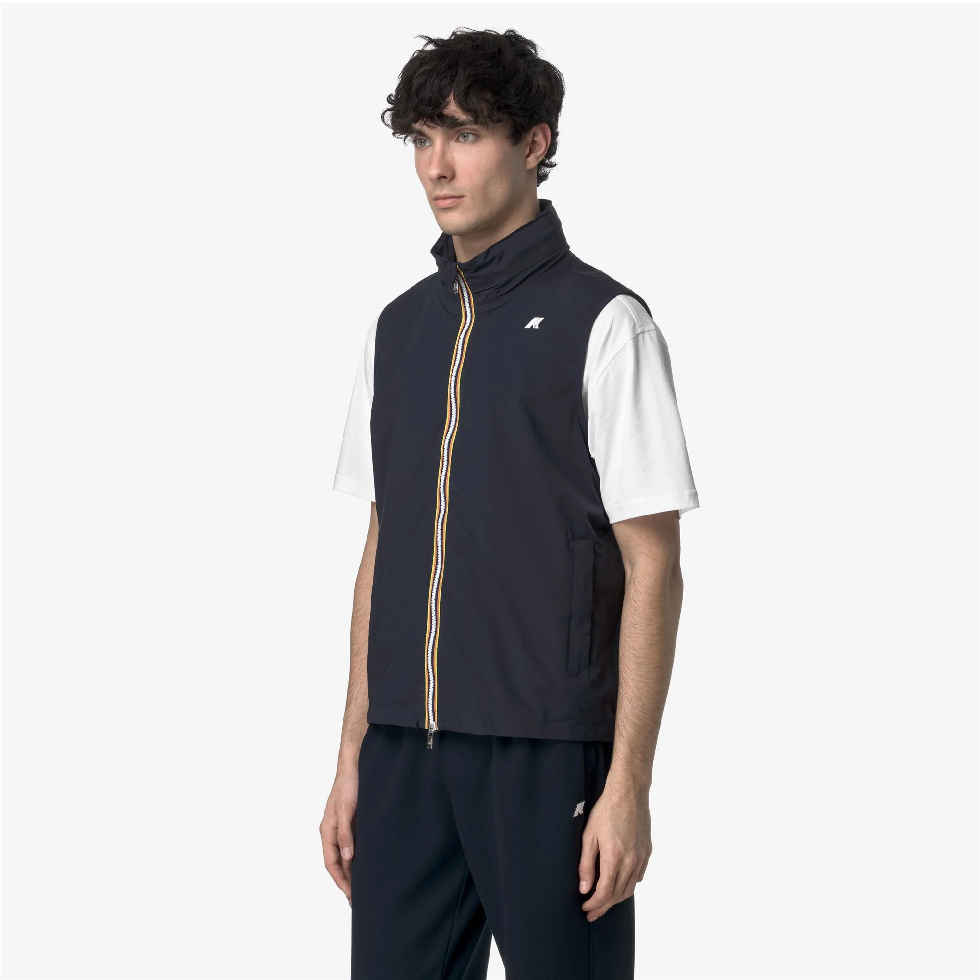 VALEN STRETCH NYLON JERSEY - Jackets - Vest - Man - BLUE DEPTH - Image 4
