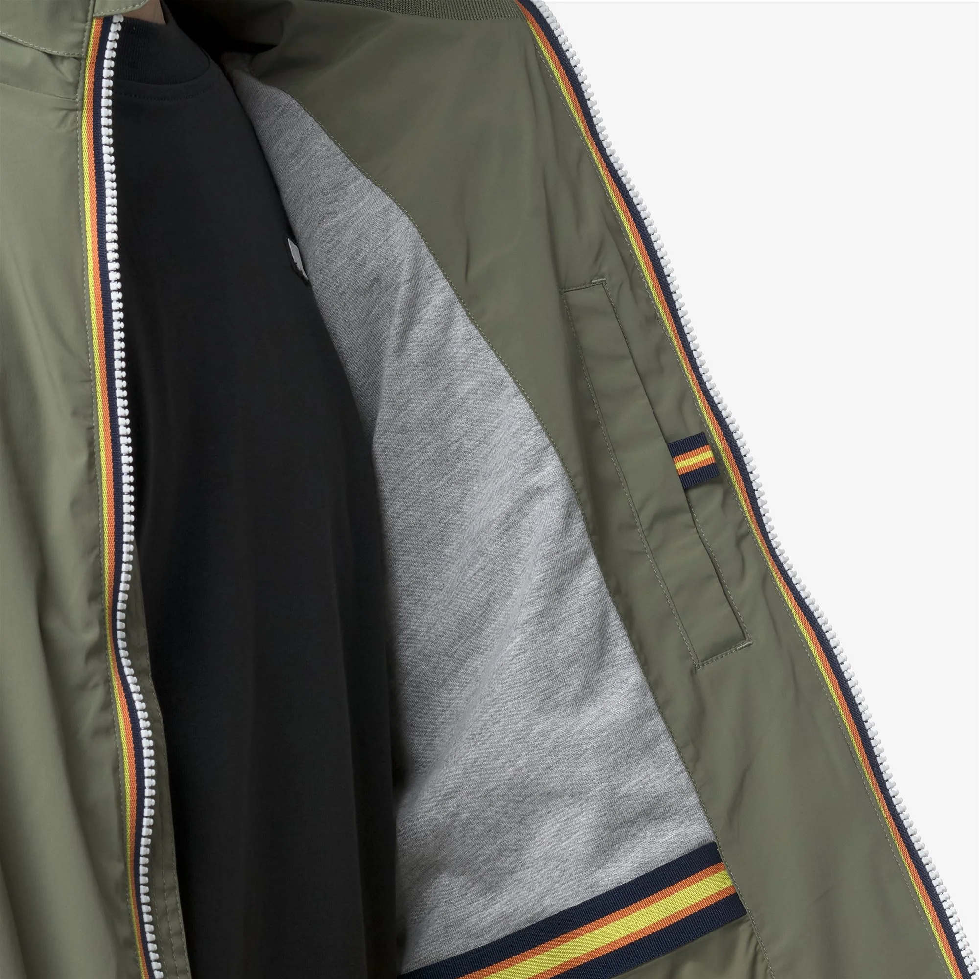 VALEN STRETCH NYLON JERSEY - Jackets - Vest - Man - GREEN LICHEN - Image 2