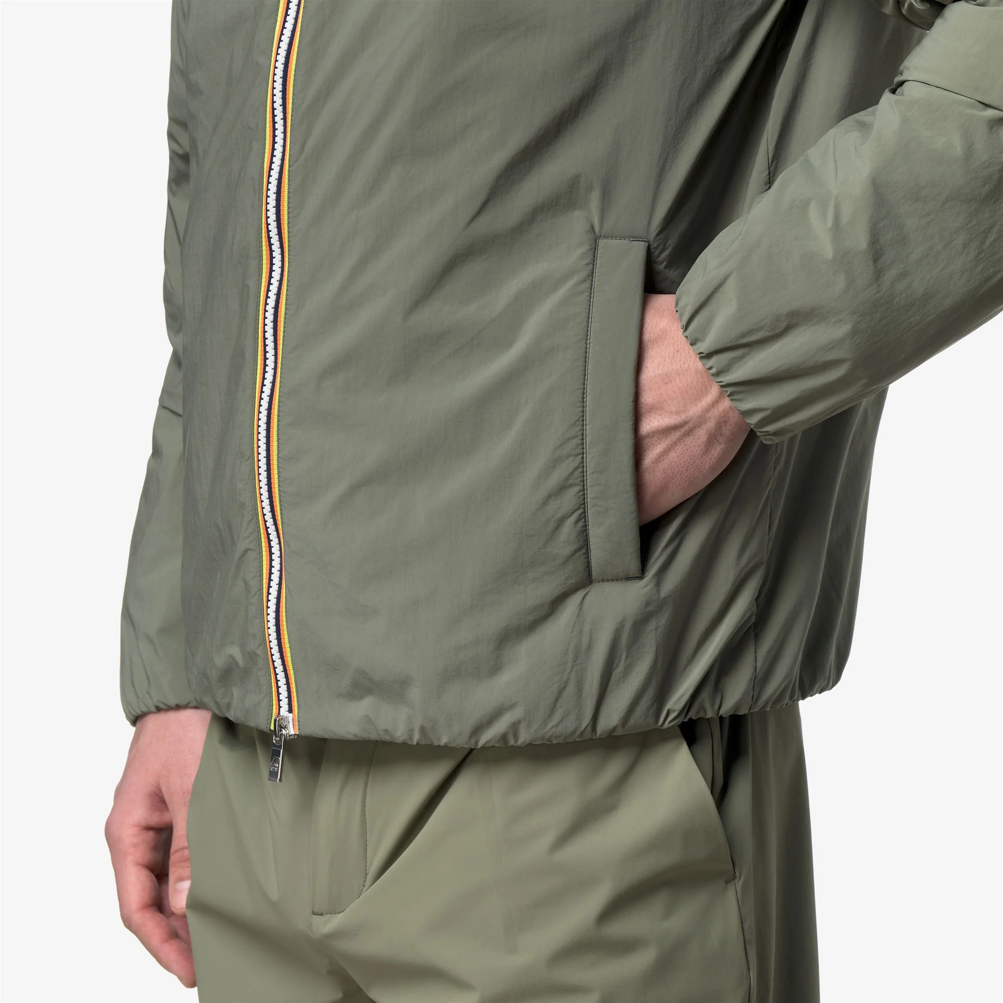 VALENTINE PLAIN WARM - Jackets - Short - Man - GREEN LICHEN - Image 2