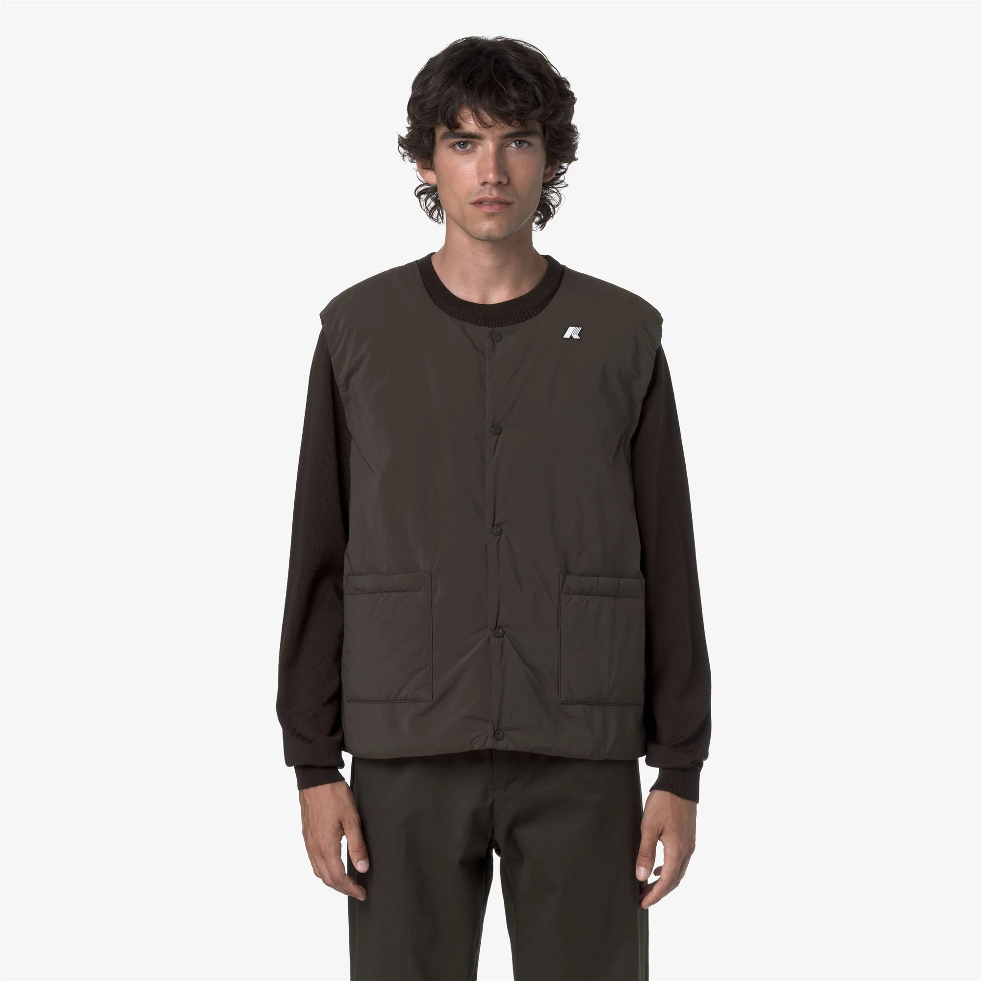 VALTY PLAIN WARM - Jackets - Vest - Man - BLACK OLIVE - Image 3