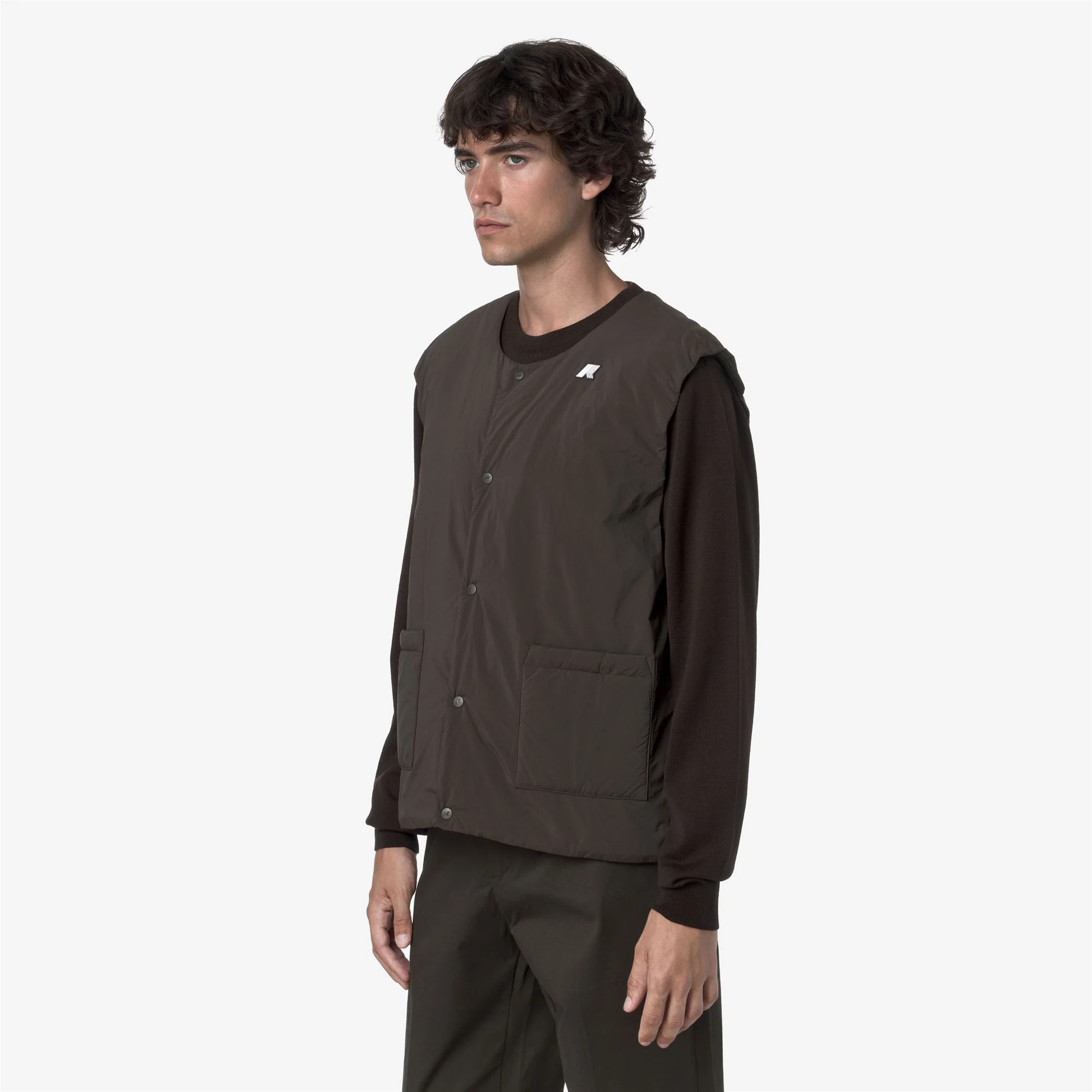 VALTY PLAIN WARM - Jackets - Vest - Man - BLACK OLIVE - Image 4