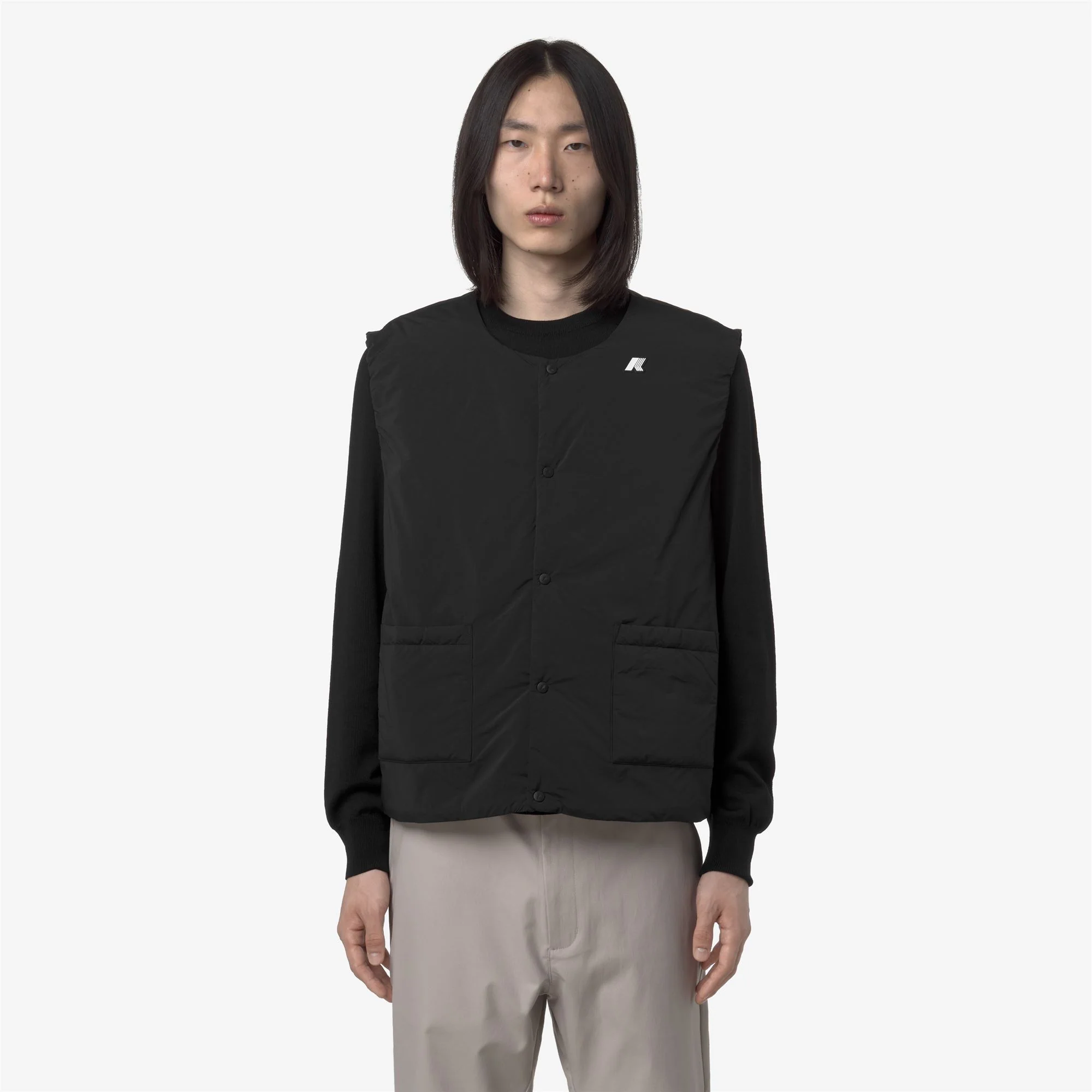 VALTY PLAIN WARM - Jackets - Vest - Man - BLACK PURE - Image 3